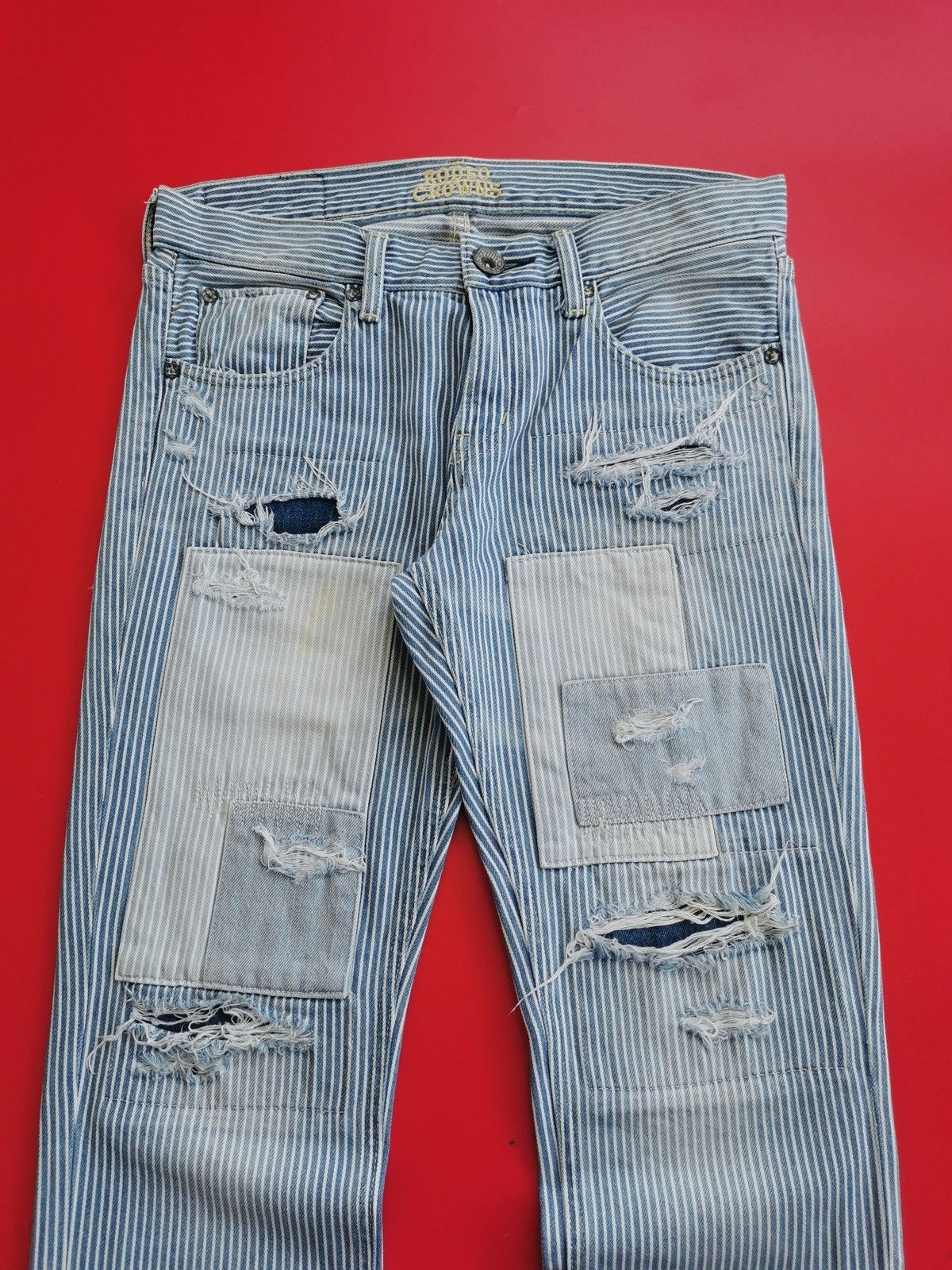 Kapital Hickory Boro Patches Rodeo Crowns Japan Jeans Size US 30 / EU 46 - 1 Thumbnail