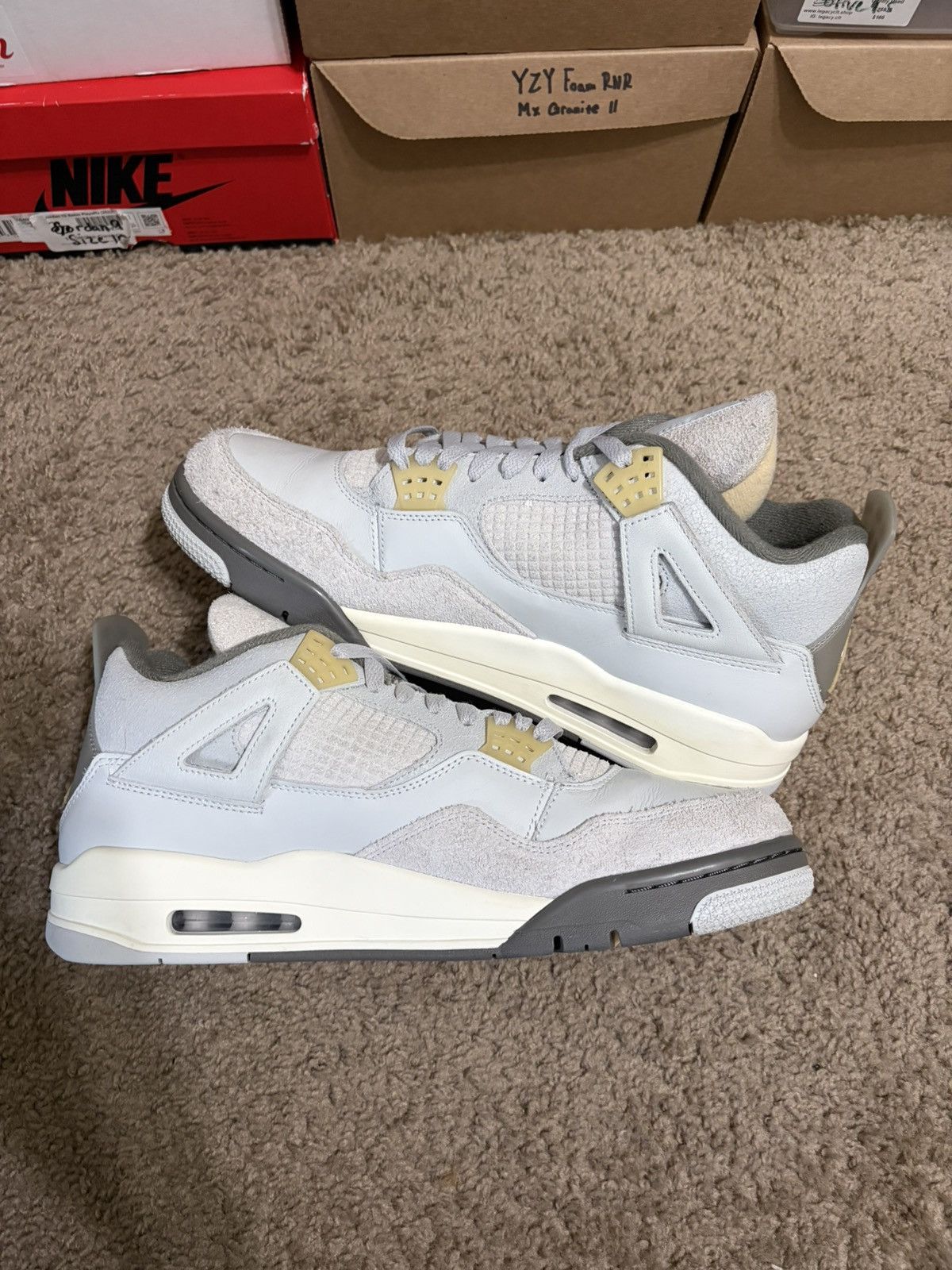 Jordan Brand Size 12.5 - Jordan 4 Retro SE Craft Photon Dust (DV3742-021) Size US 12.5 / EU 45-46 - 3 Thumbnail