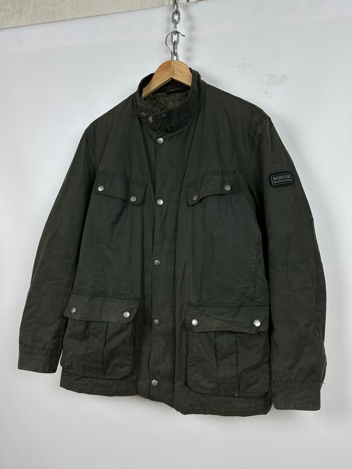 Barbour Barbour International Motorcycle Duke Waxed Jacket Size US L / EU 52-54 / 3 - 7 Thumbnail