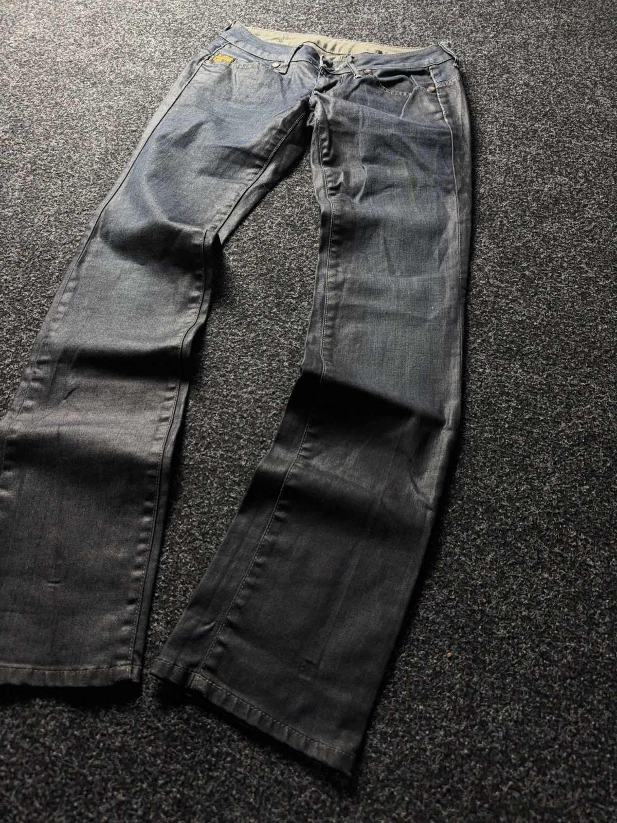 G-Star Y2K 00s Retro Retro G-Star RAW Straight Denim pants Jeans Size 27" / US 4 / IT 40 - 3 Thumbnail