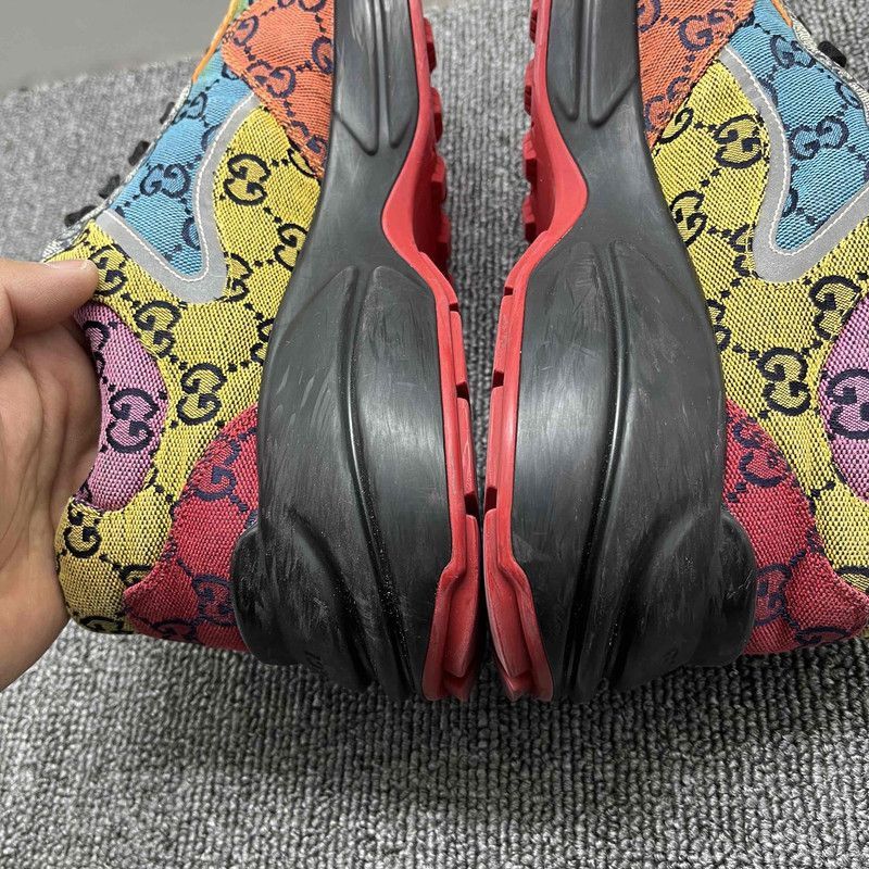 Gucci Gucci Rhyton Multicolour Canvas Low-top Sneakers - Size US 9.5 / EU 42-43 - 6 Thumbnail