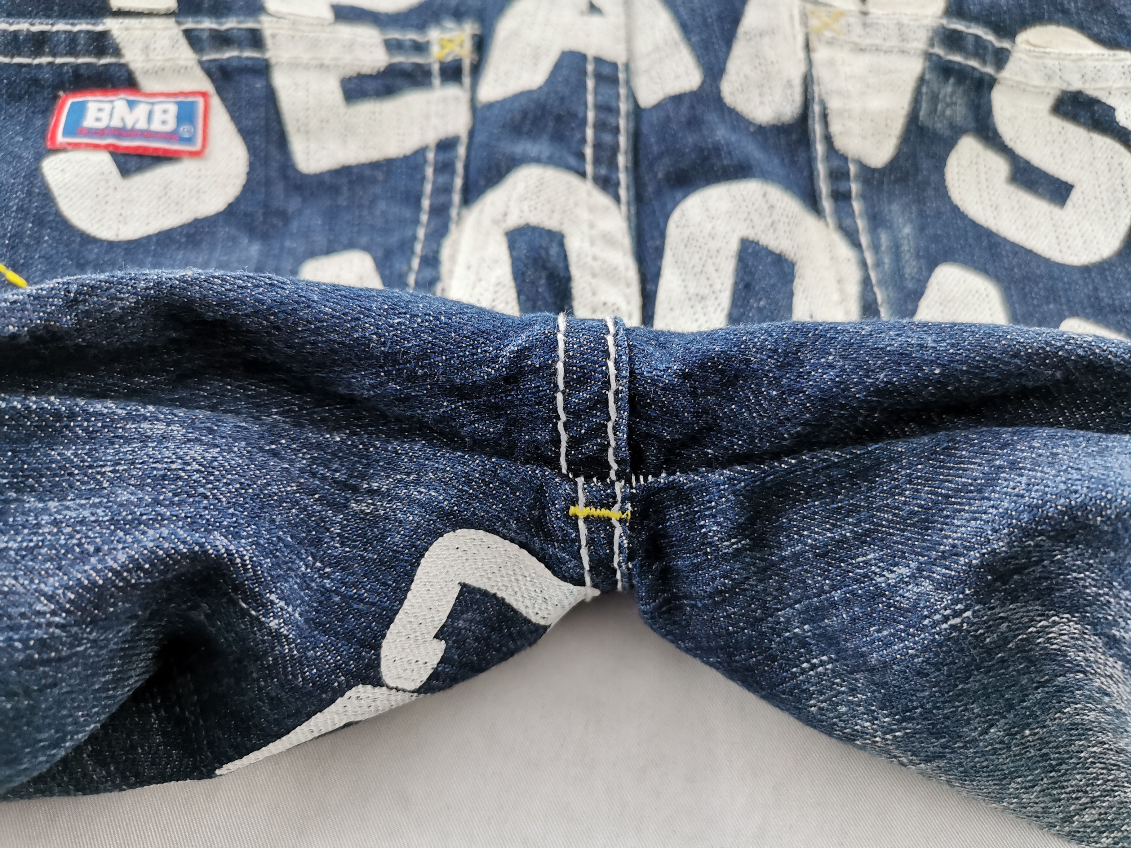 Japanese Brand Vintage 90s Blue Moon Blue Denim Overall Size M Waist 36 Size US 36 / EU 52 - 6 Thumbnail