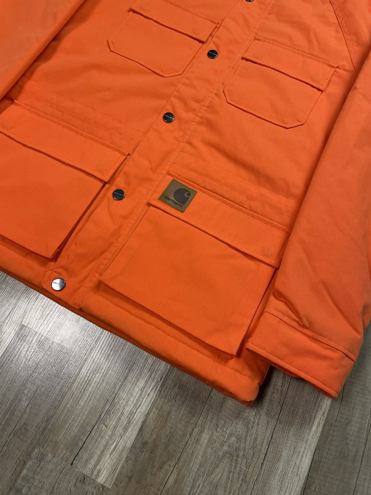 Carhartt VINTAGE CARHARTT MOSLEY JACKET 🦍 SMALL LOGO COAT JACKET HYPE Size US S / EU 44-46 / 1 - 4 Thumbnail