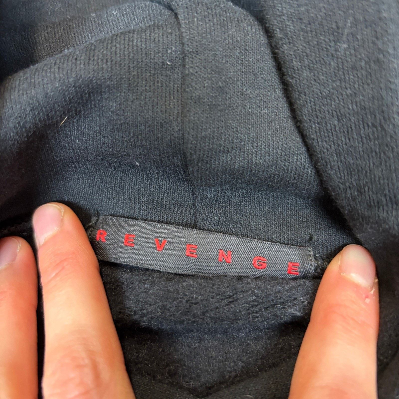 Revenge REVENGE Rhinestone Hoodie Mens Size S Black Streetwear Size US S / EU 44-46 / 1 - 5 Thumbnail