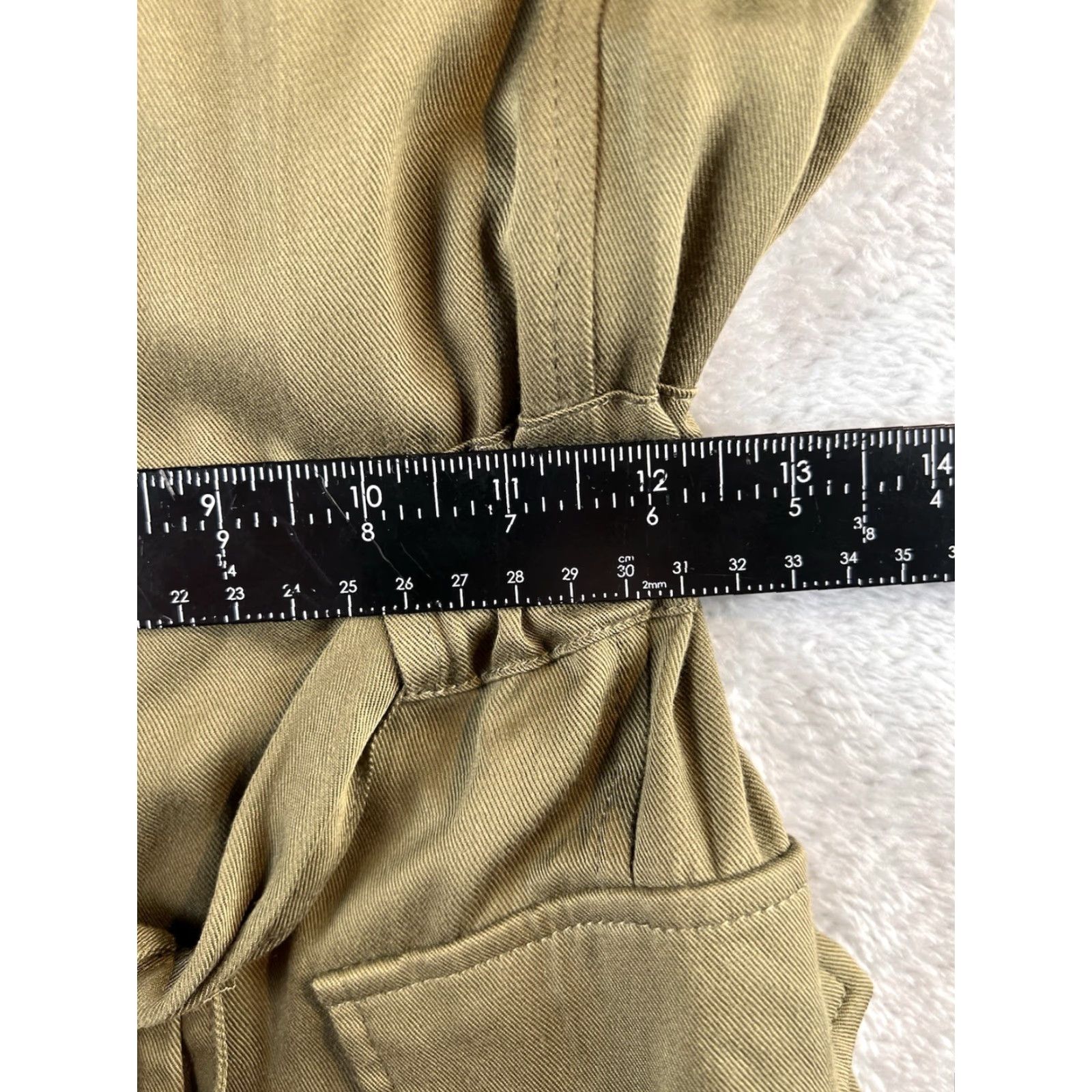 Olive Hayden Shirt Womens S Olive Embroidered Boho Cargo Jacket Size S / US 4 / IT 40 - 7 Thumbnail
