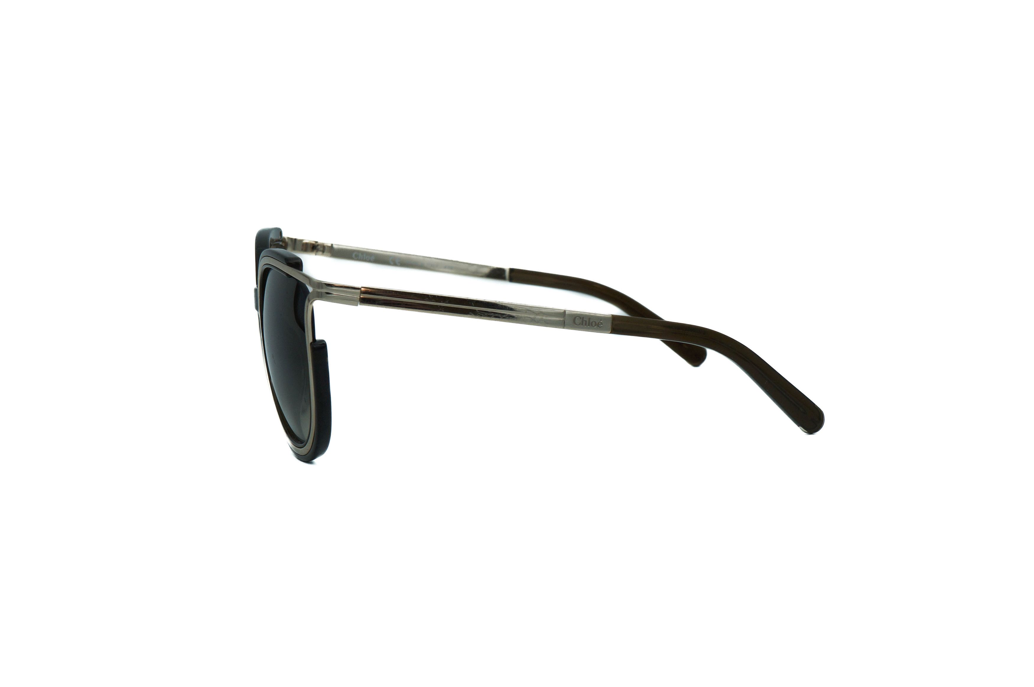 Chloe CHLOE CE688S Women Black Vintage Sunglasses Size ONE SIZE - 3 Thumbnail
