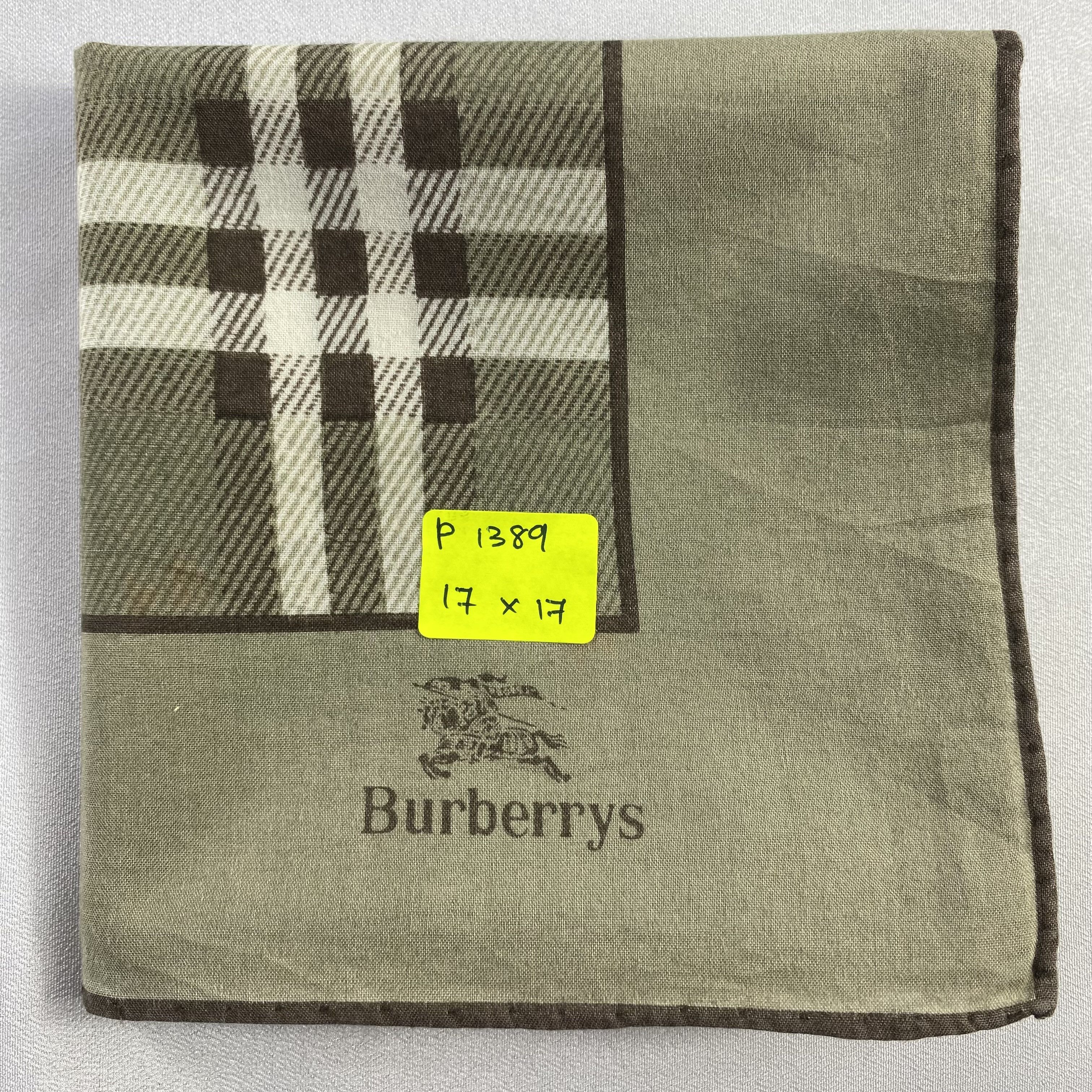 Burberry × Vintage Burberry Handkerchief / Neckerchief / Bandana-P1389 Size ONE SIZE - 5 Thumbnail