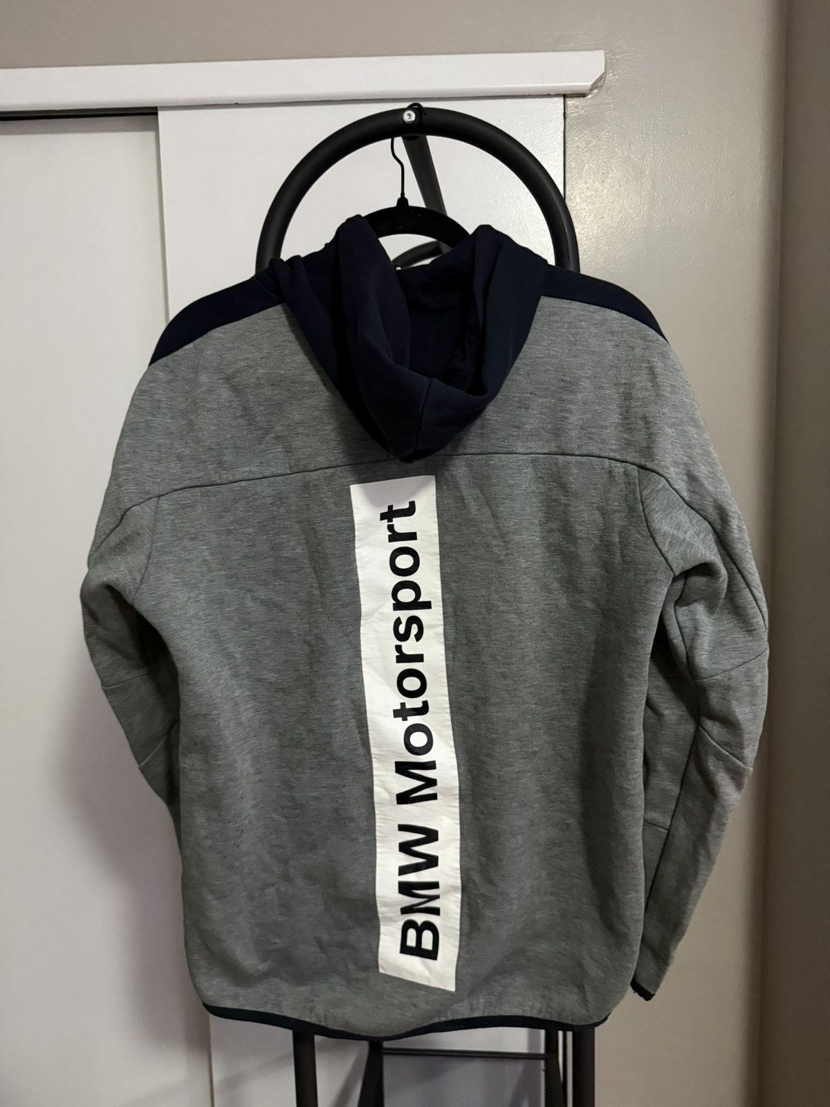 BMW × Puma Grey PUMA x BMW Zip Up Hoodie Size US M / EU 48-50 / 2 - 2 Thumbnail