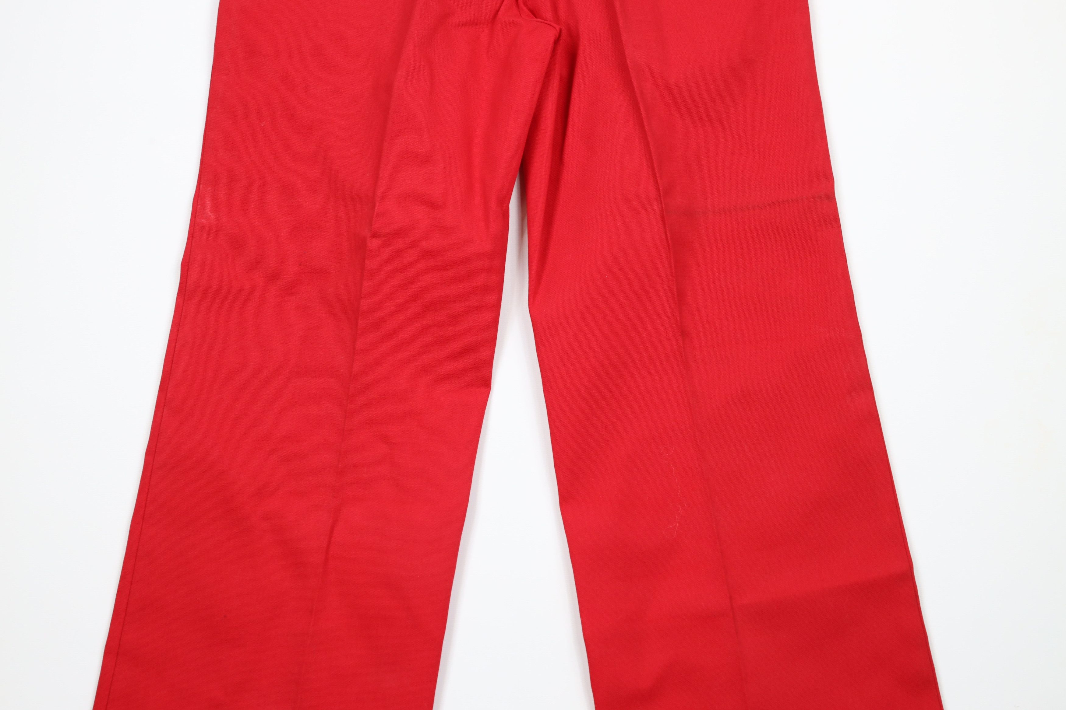 Vintage Deadstock Vintage 70s Streetwear Bottoms Chino Pants Red USA Size US 30 / EU 46 - 12 Thumbnail