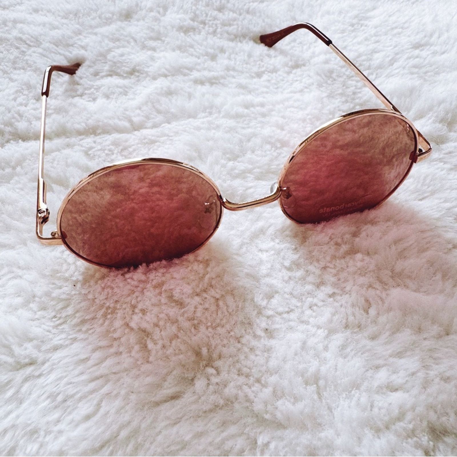 Other Harper Rose Gold Round Lens Sunglasses Size ONE SIZE - 8 Thumbnail