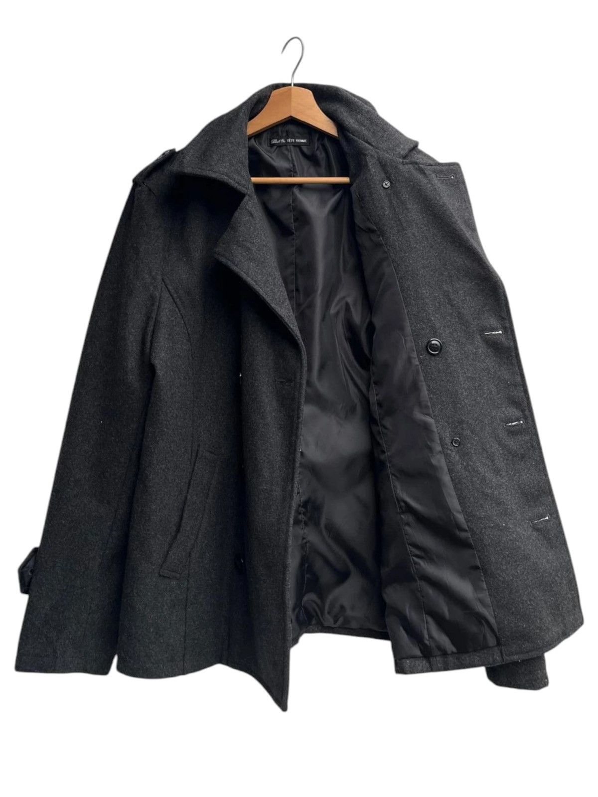 Tete Homme Black on Tete Homme Double Breasted Jacket Size US L / EU 52-54 / 3 - 5 Thumbnail