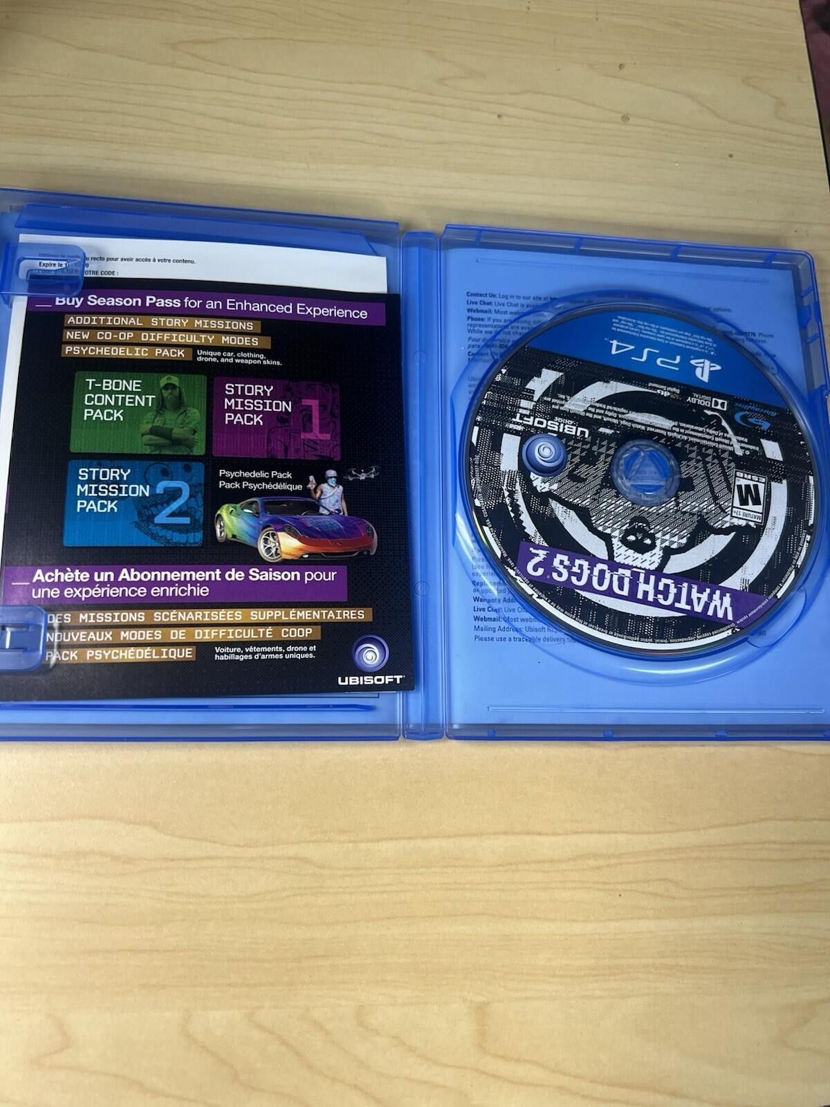 Other Watch Dogs 2 (PlayStation 4, 2016) *TESTED & WORKING* Size ONE SIZE - 5 Thumbnail