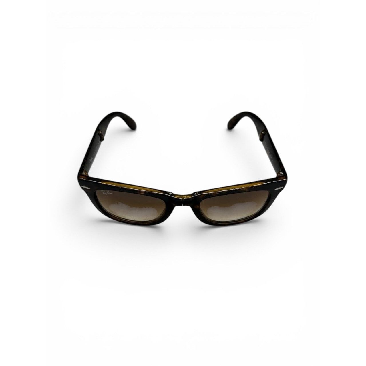 RayBan Ray Ban Folding Wayfarer Tortoiseshell Sunglasses Size ONE SIZE - 11 Thumbnail