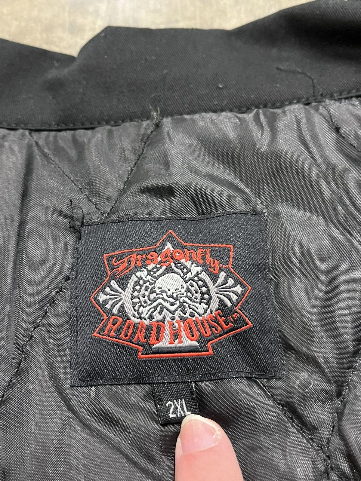 Dragonfly × Vintage Vintage dragon fly biker zip up jacket Harley style rare Size US XXL / EU 58 / 5 - 10 Thumbnail