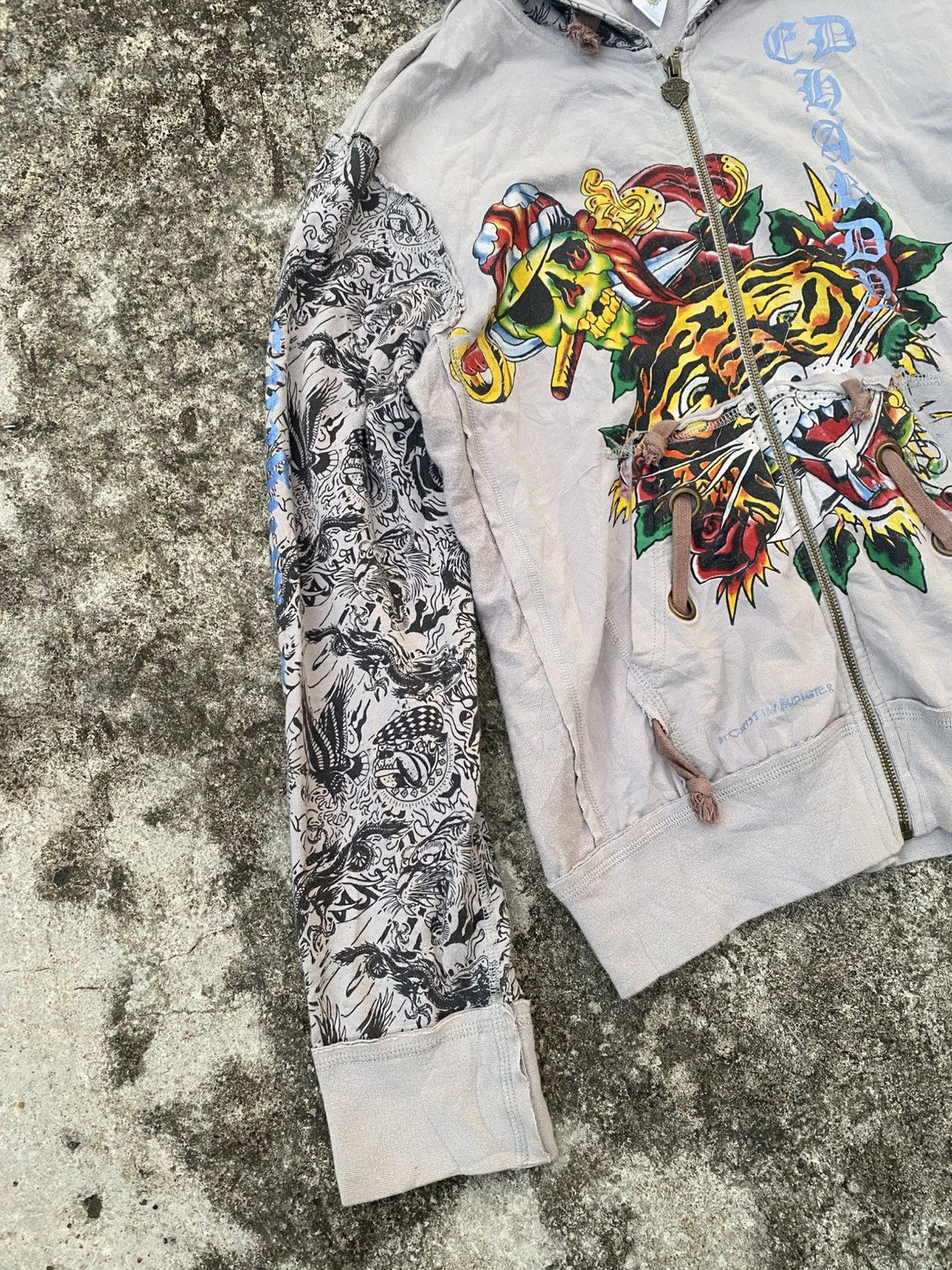Ed Hardy Y2K Ed Hardy Cristian Audiger Lion Pirates Hoodie Size US M / EU 48-50 / 2 - 3 Thumbnail