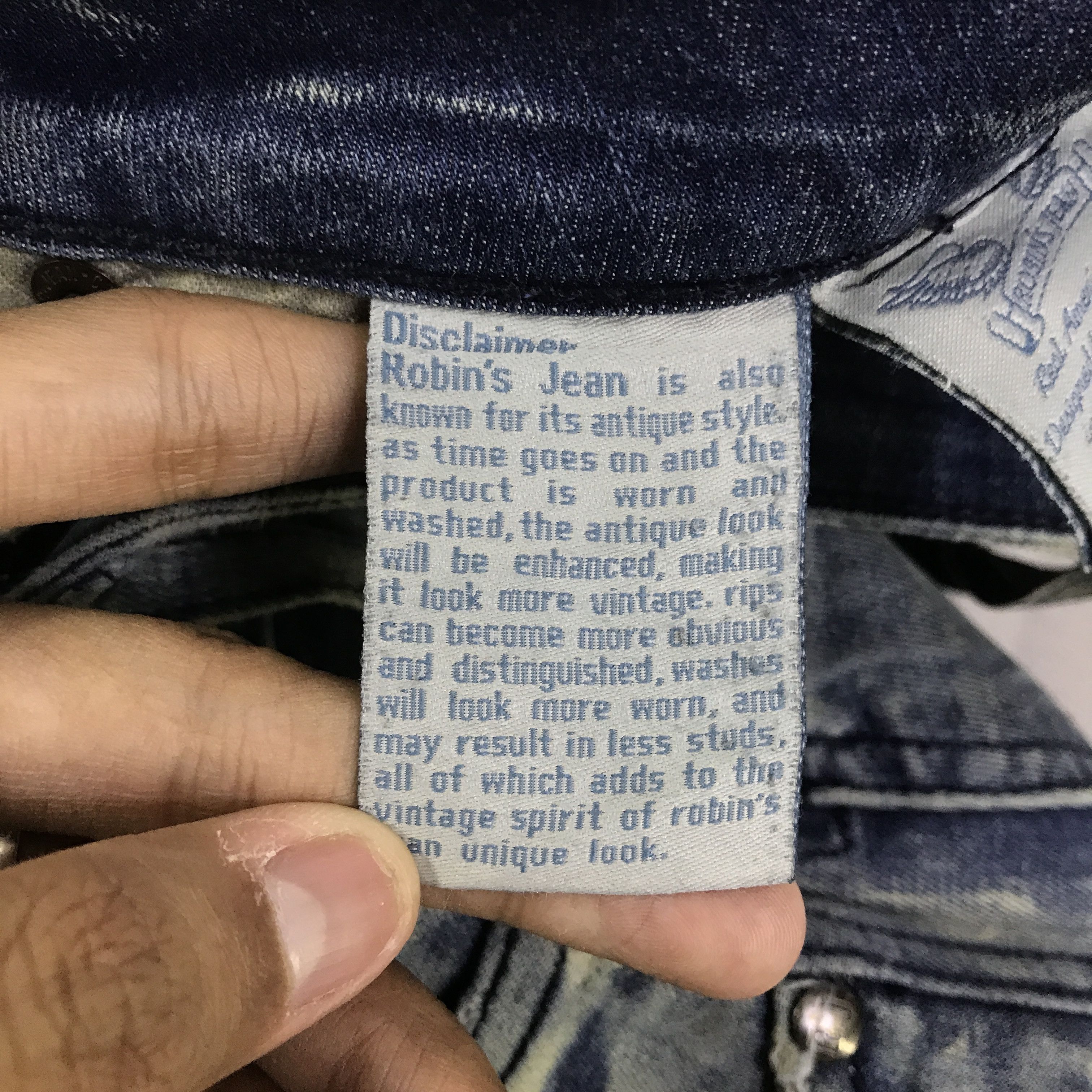 Robins Jeans Vintage Robins Jeans bikers style skinny pants K129B12 Size US 30 / EU 46 - 17 Thumbnail