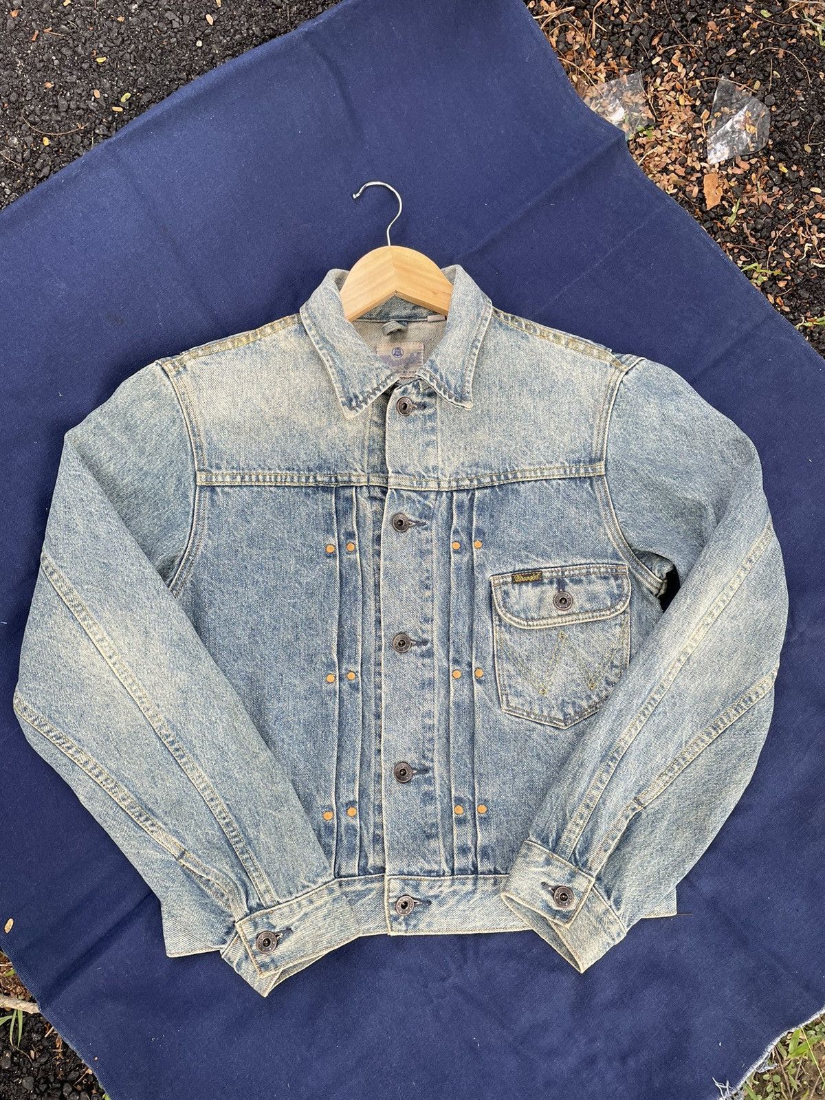 Vintage × Wrangler Vintage Wrangler Jeans Jacket Size US XXS / EU 40 - 1 Thumbnail