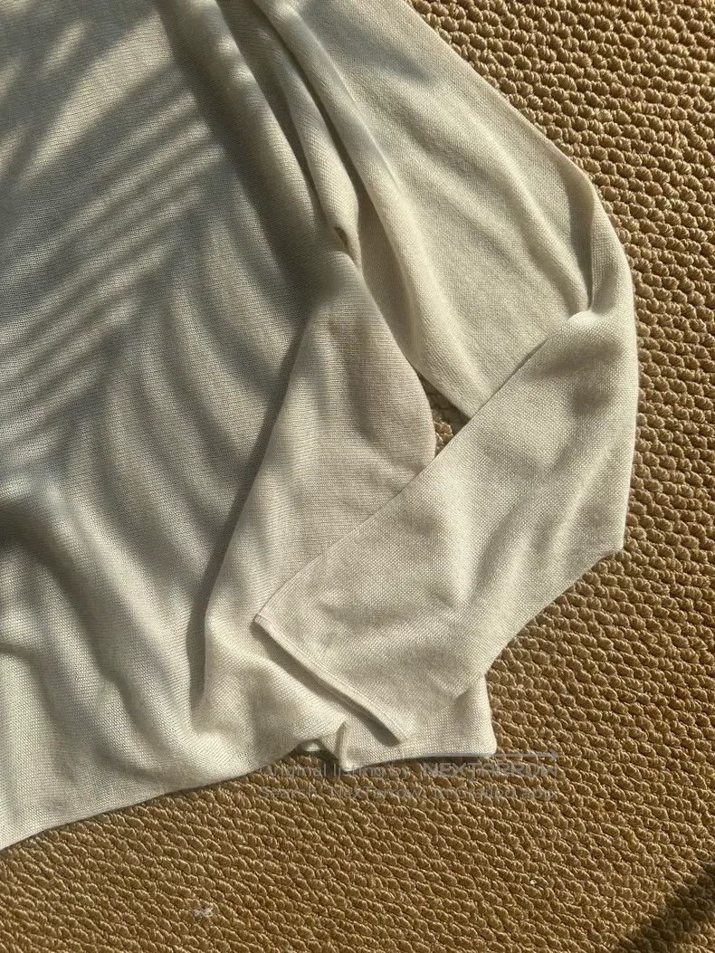 Hermes Hermes Pure Cashmere Long Sleeve Turtleneck Knit Top, Wome Size S / US 4 / IT 40 - 3 Thumbnail