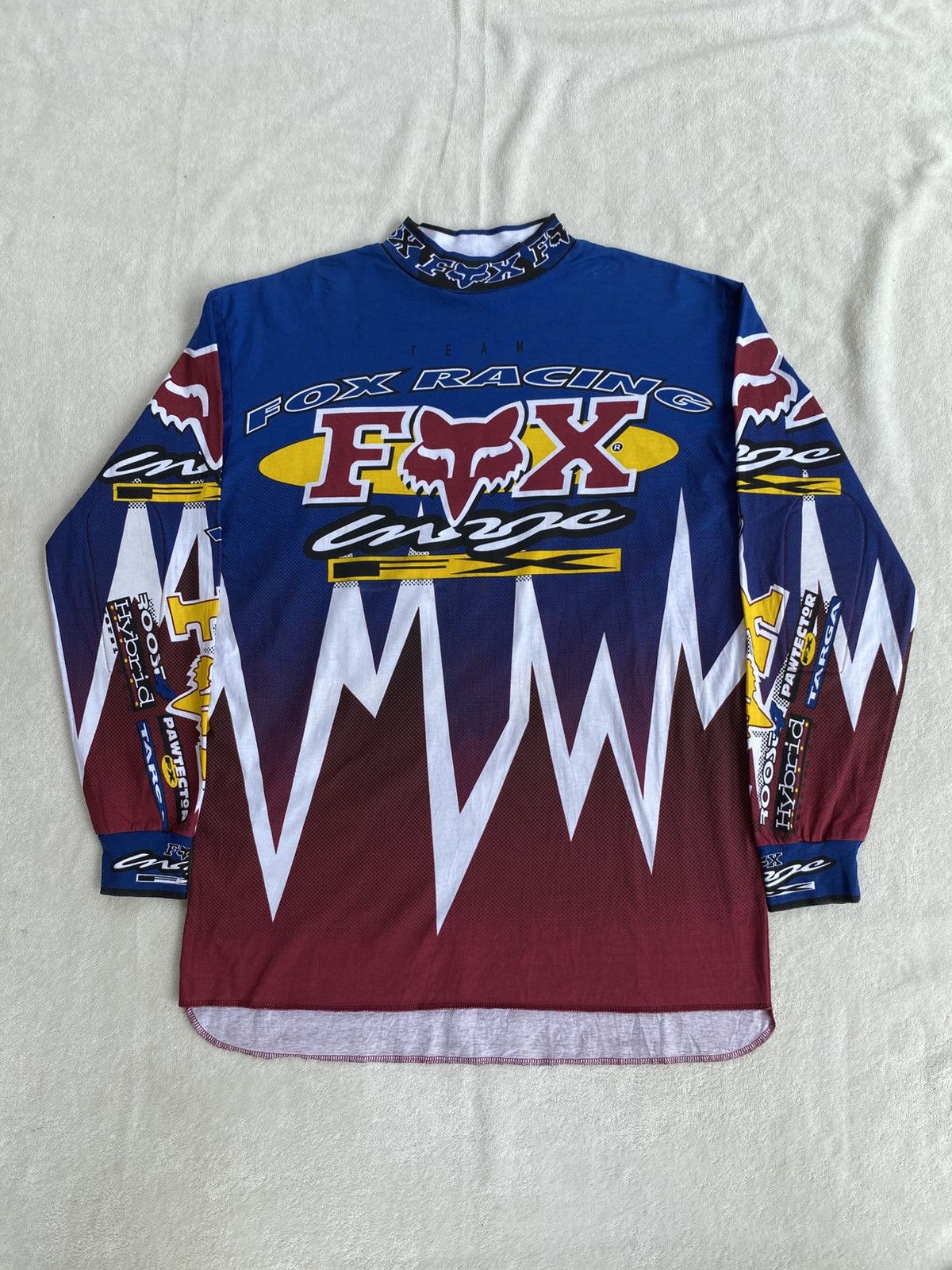 Fox Racing Vintage Fox Racing Jersey Motocross 90s Size US M / EU 48-50 / 2 - 1 Thumbnail