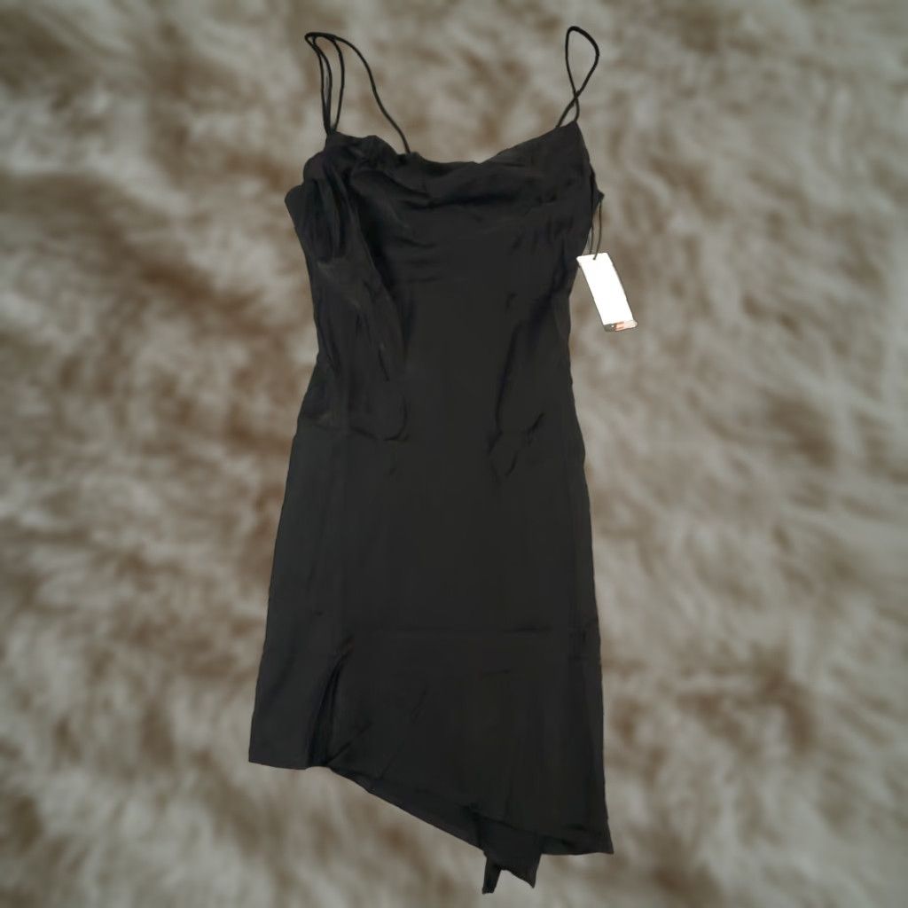 Honor the Gift Honor The Gift Black Silk Slip Dress Womens Medium Modern Classic Size M / US 6-8 / IT 42-44 - 1 Thumbnail