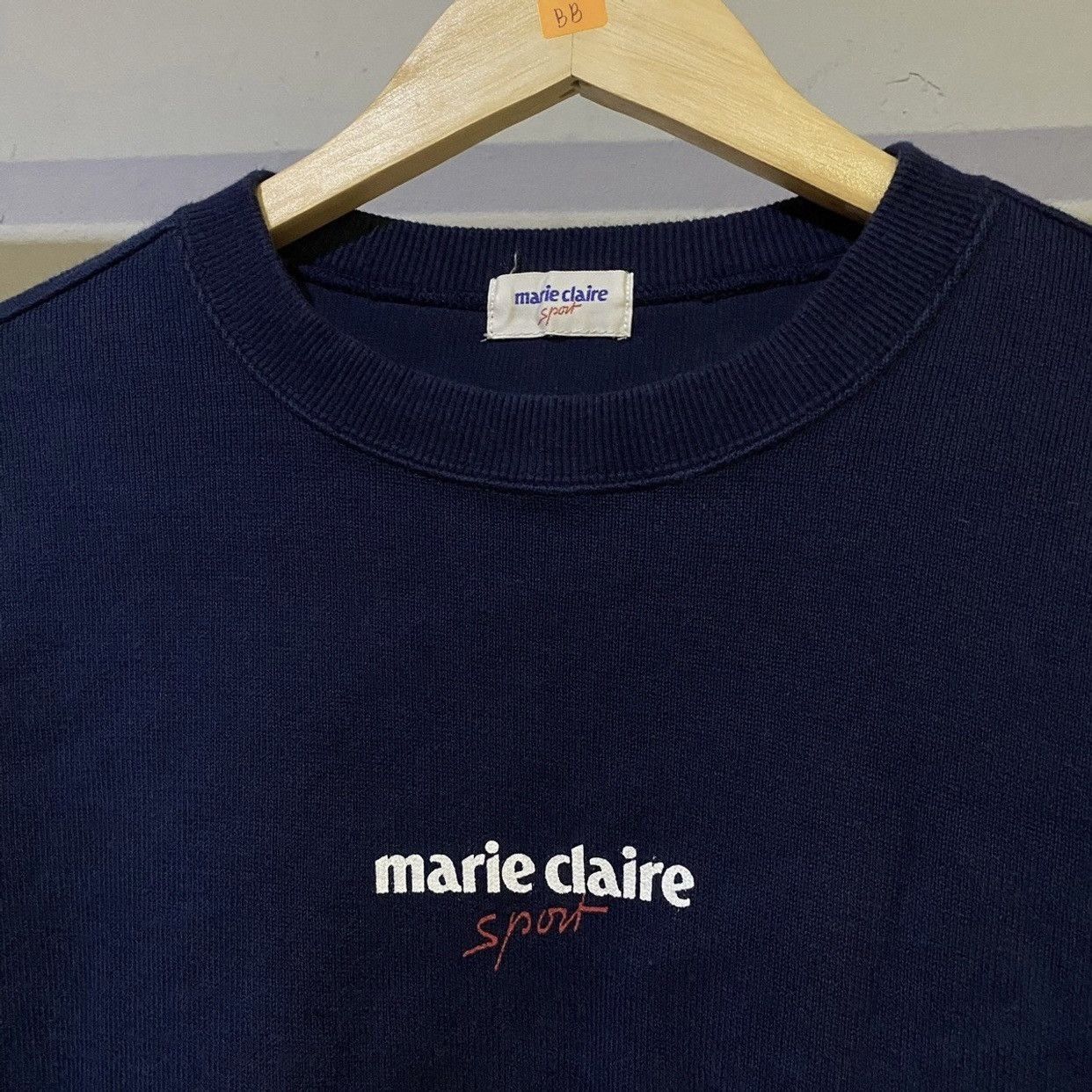 Japanese Brand × Vintage Vintage Marie Claire Sweatshirt Spellout logo Size US M / EU 48-50 / 2 - 3 Thumbnail