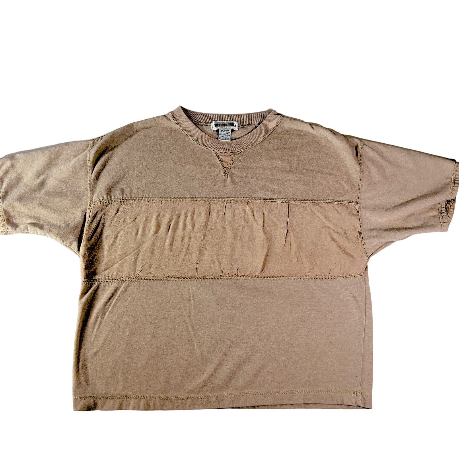 Other Victoria Jones Cotton Poly Blend Top Made in Hong Kong Size M / US 6-8 / IT 42-44 - 1 Thumbnail
