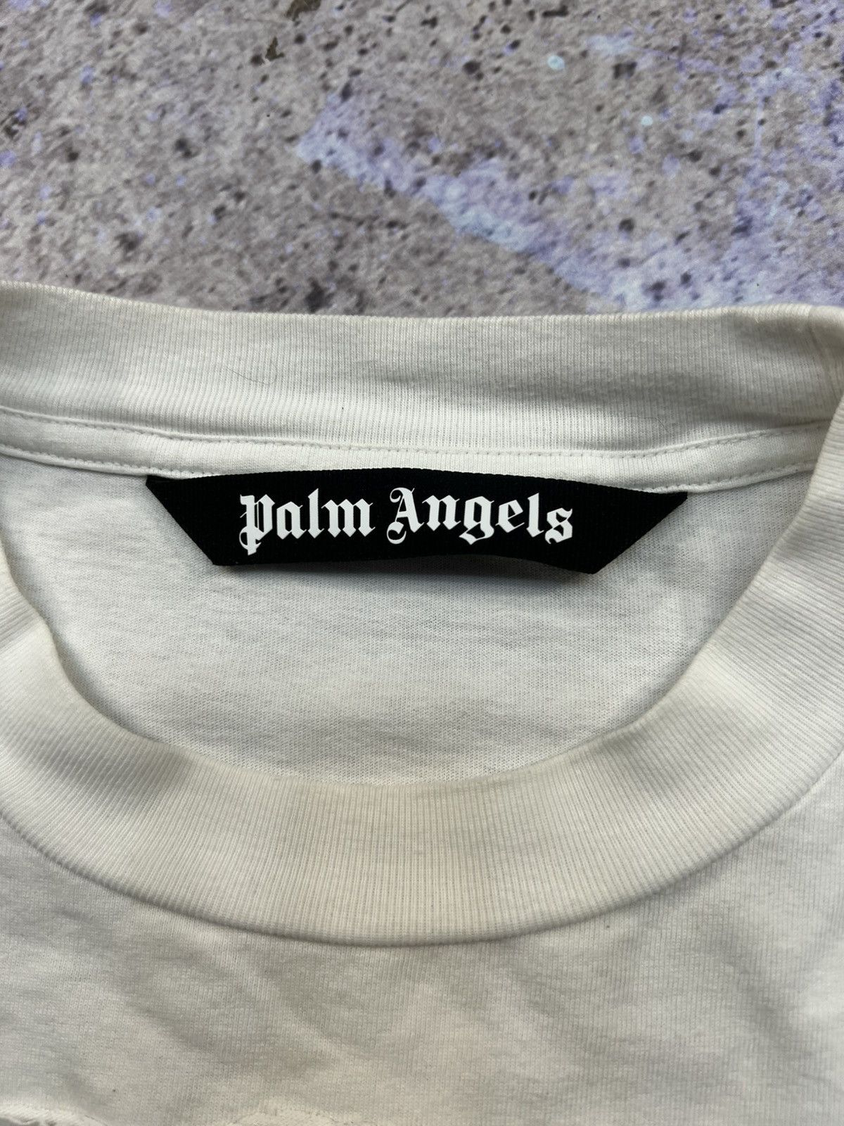 Palm Angels Palm Angels “Antigua West Indies” Custom Tee — White — L/XL Size US L / EU 52-54 / 3 - 4 Thumbnail