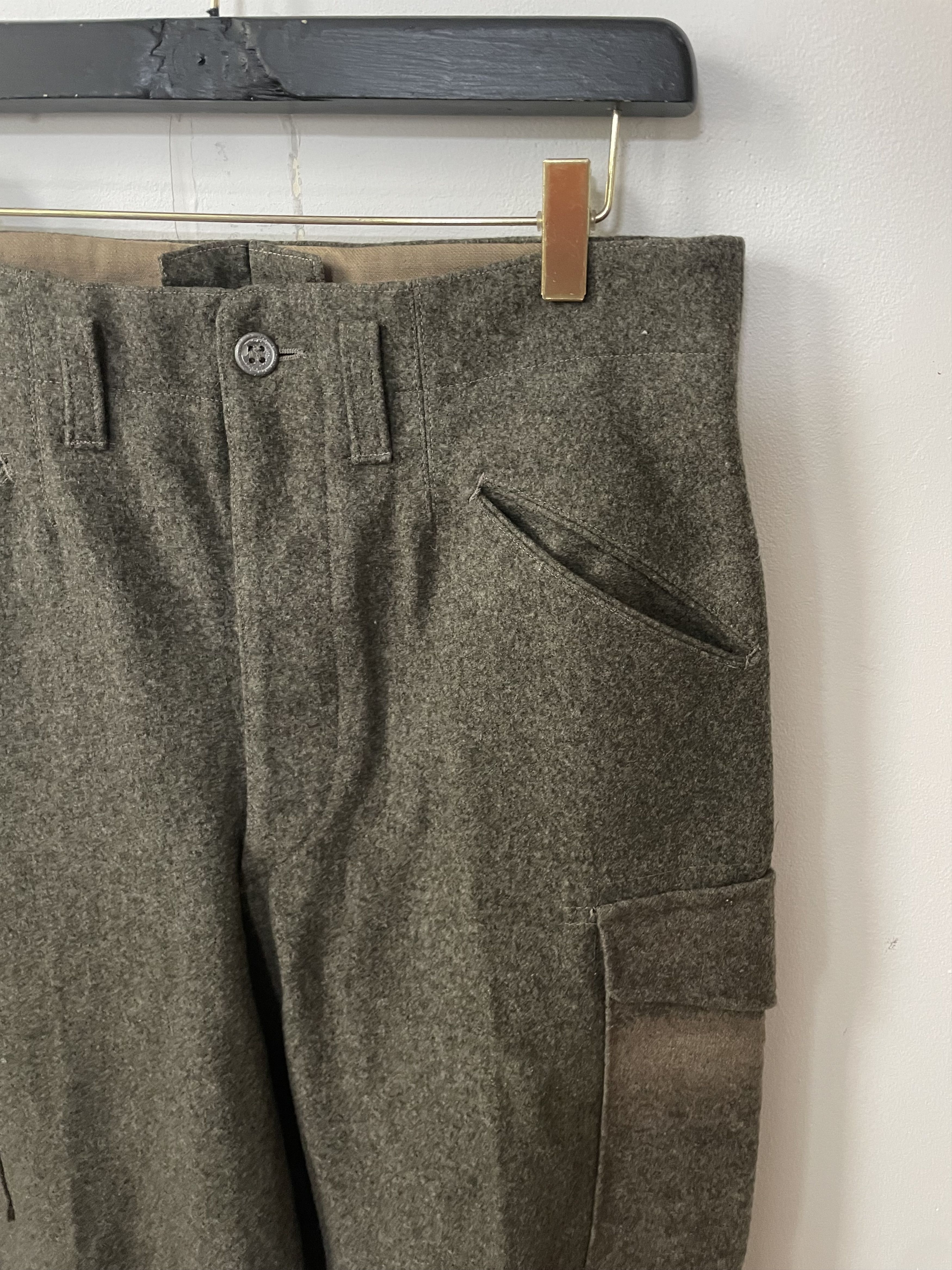 Other Vintage European Military Wool Cargo Trousers Size US 32 / EU 48 - 3 Thumbnail