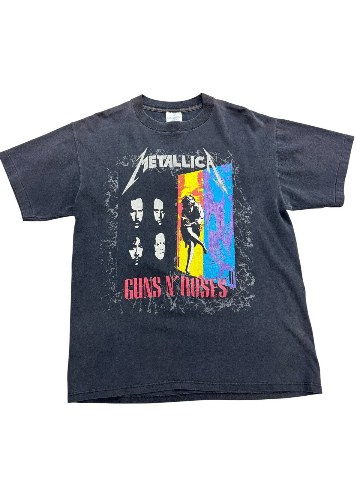 Vintage Vintage Metallica & Guns N Roses 1992 Tour Tee Size US L / EU 52-54 / 3 - 1 Thumbnail