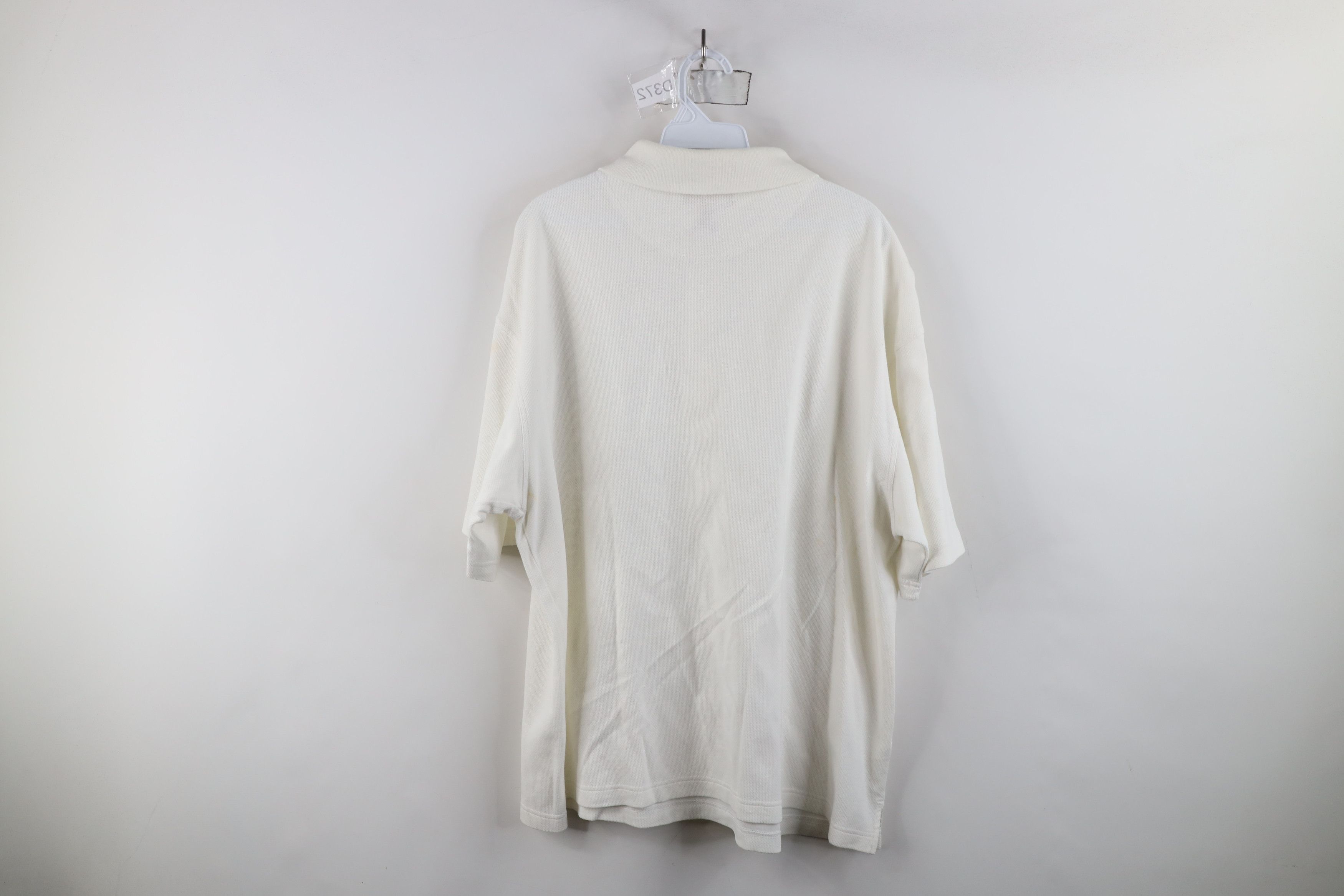 PING × Vintage Vintage 90s Ping Golf Thermal Knit Collared Polo Shirt White Size US L / EU 52-54 / 3 - 13 Thumbnail