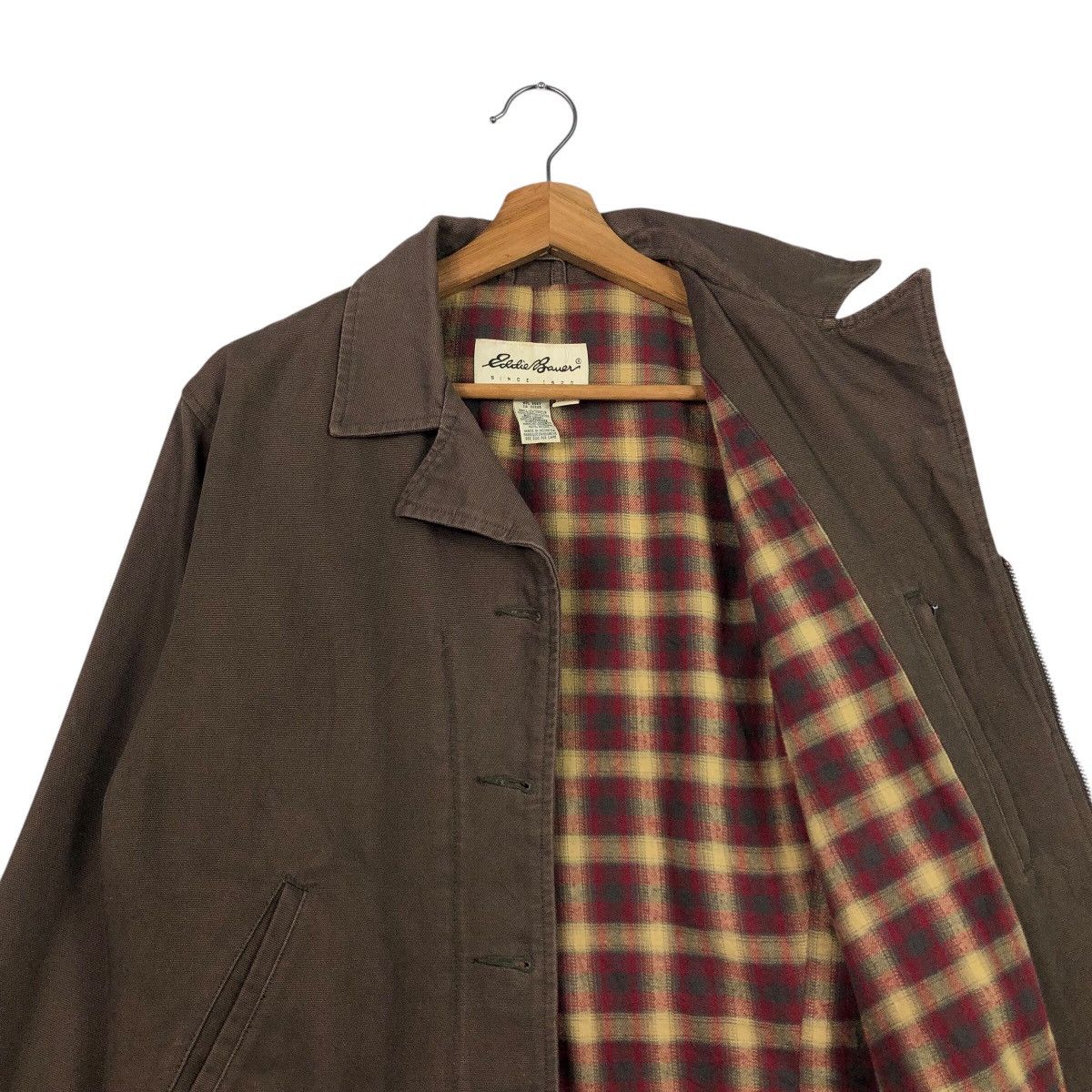 Japanese Brand Vintage Eddie Bauer Blanket Liner Coat Canvas Ranchwear Size US XS / EU 42 / 0 - 13 Thumbnail