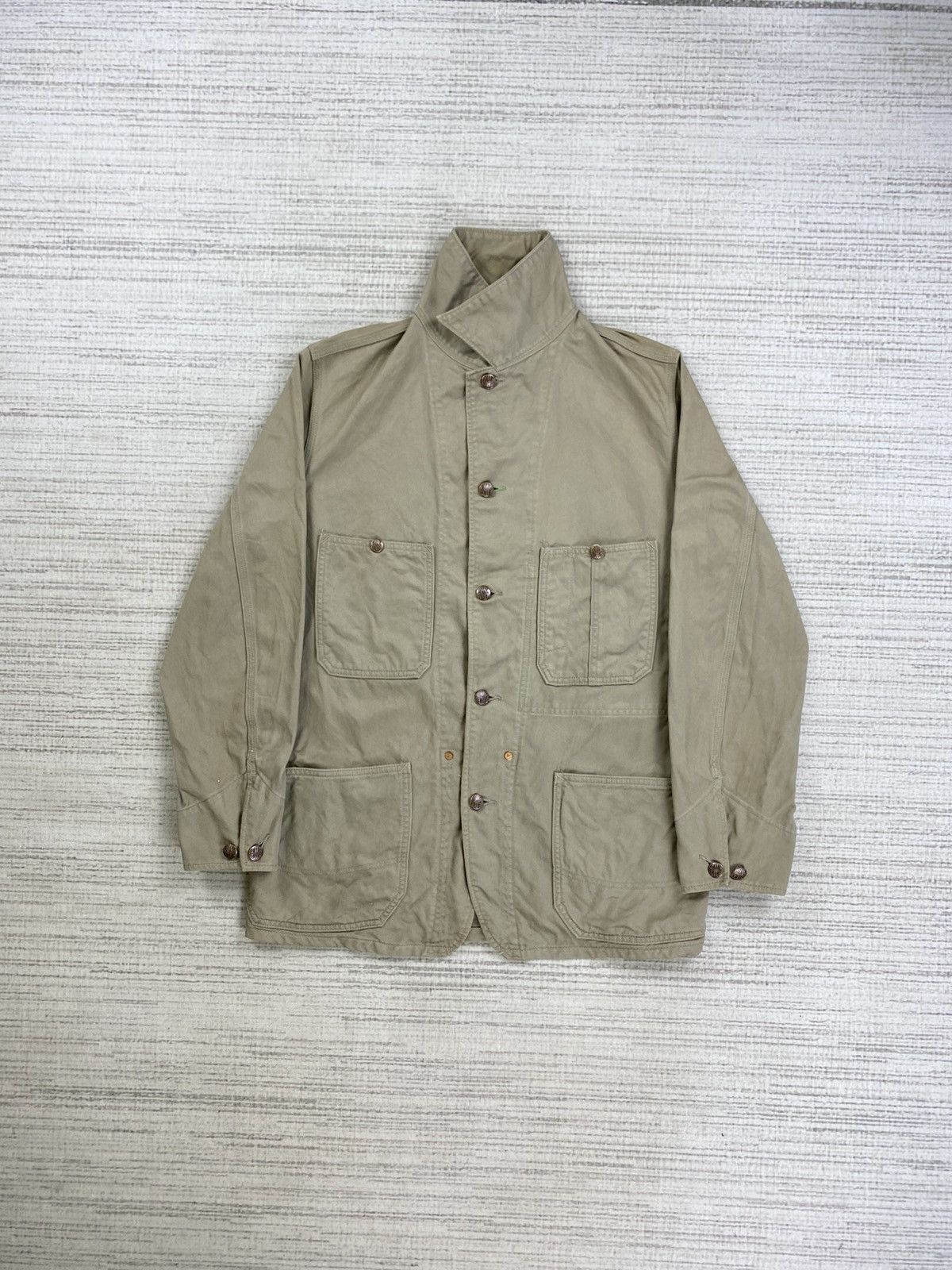 Blue Blue Japan × HOLLYWOOD RANCH MARKET × Vintage Vintage Blue Blue Japan X H.R Market Work Wear Jacket Size US M / EU 48-50 / 2 - 5 Thumbnail