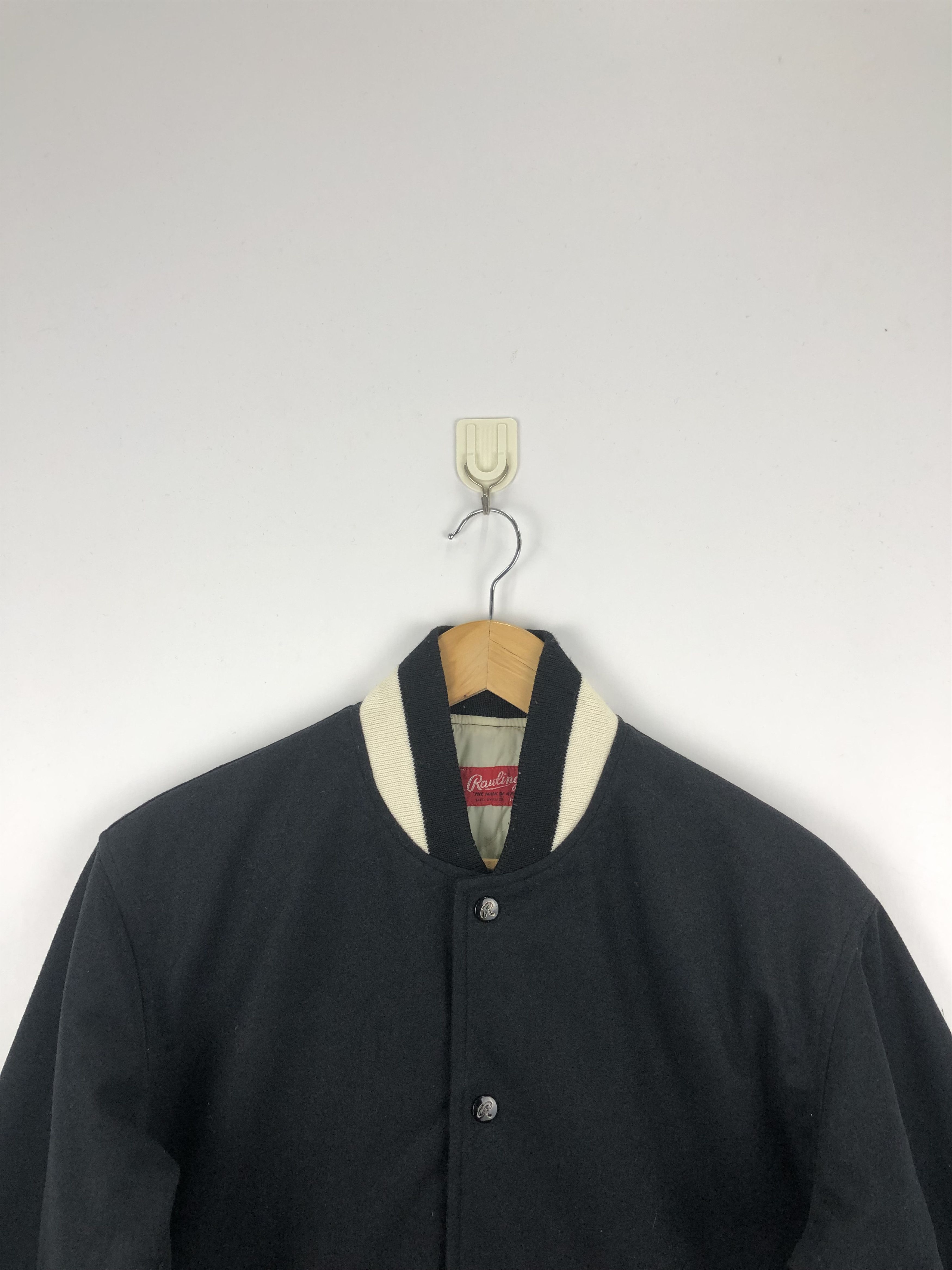 Vintage Vintage 90s Rawlings Wool Varsity Jacket V0403 Size US M / EU 48-50 / 2 - 2 Thumbnail