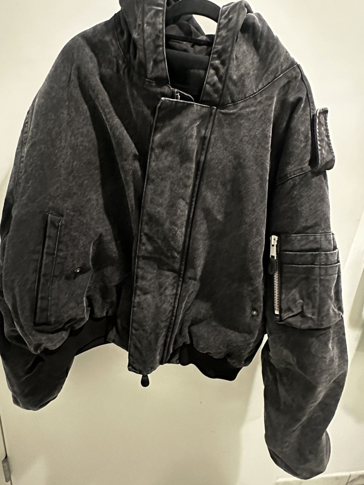 Entire Studios Entire Studios Cropped Washed Bomber Size US XXL / EU 58 / 5 - 3 Thumbnail
