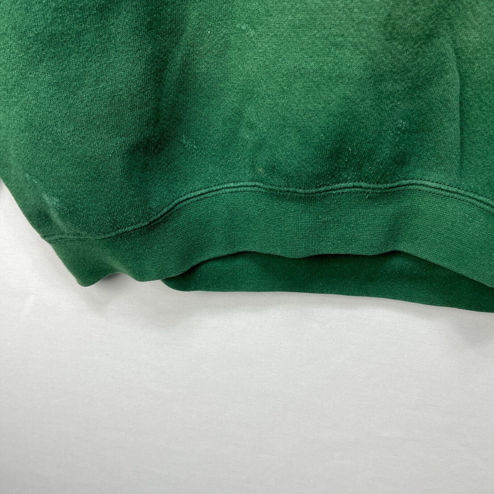 Lee × Vintage Vintage 90s Sun Faded Blank Forest Green USA Large Lee Size US L / EU 52-54 / 3 - 5 Thumbnail