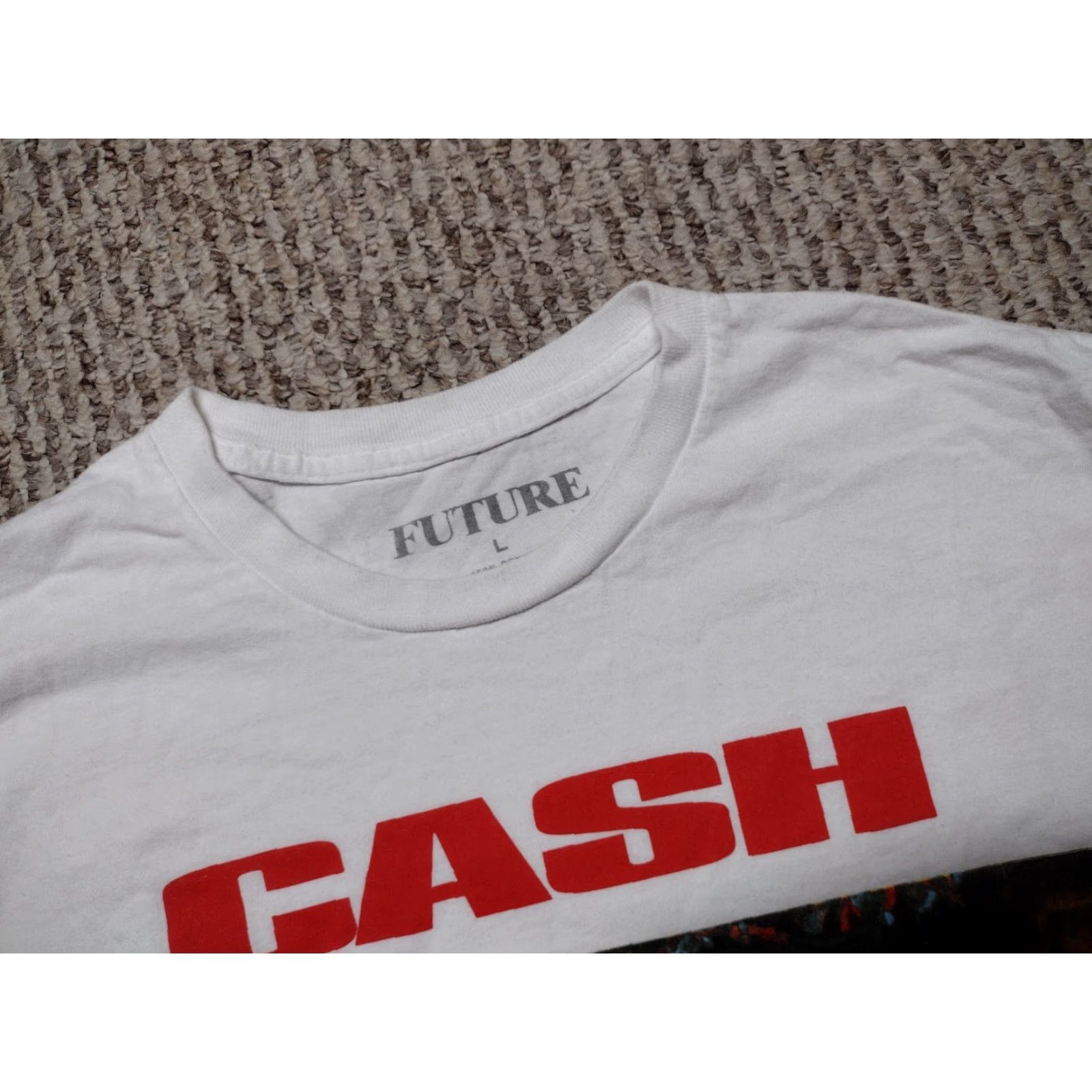Vintage Future Eminem Tupac Tour L Shirt Hip Hop Music Rap Crew Neck Short Sleeve White Cotton T-Shirt Men Regular Size L Vintage? No Size US L / EU 52-54 / 3 - 2 Thumbnail