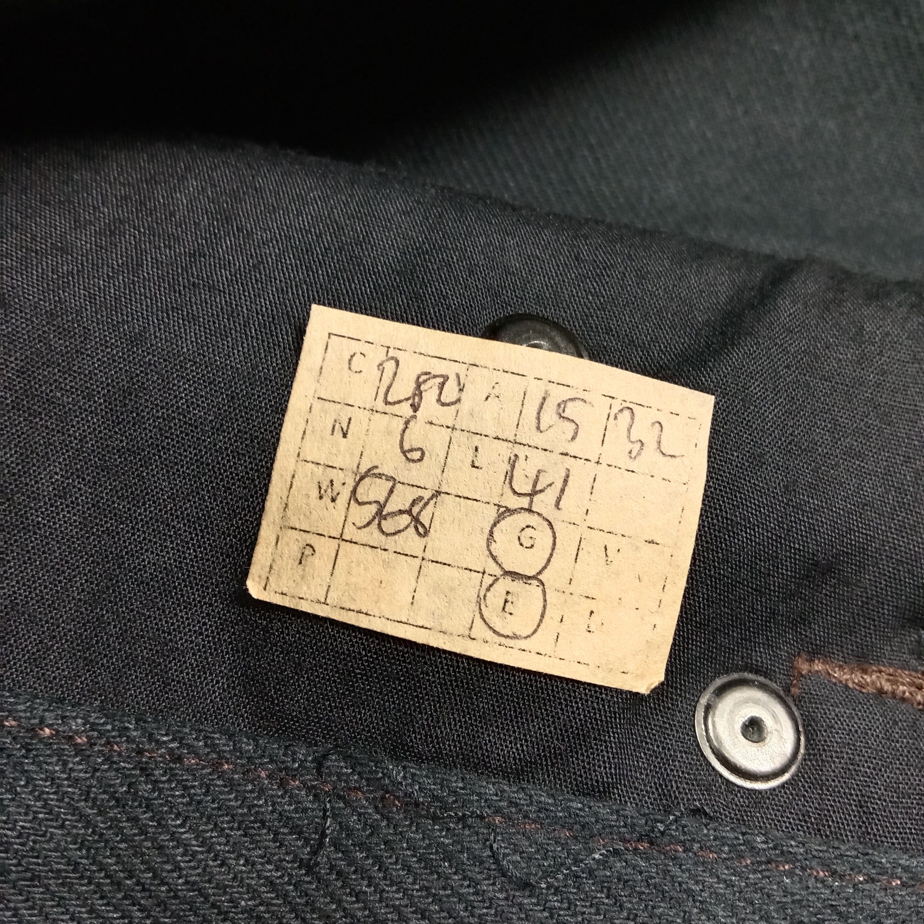 Japanese Brand Abordage by Hiromu Takahara Skull Punk Denim Pants C280N6 Size US 31 - 14 Thumbnail