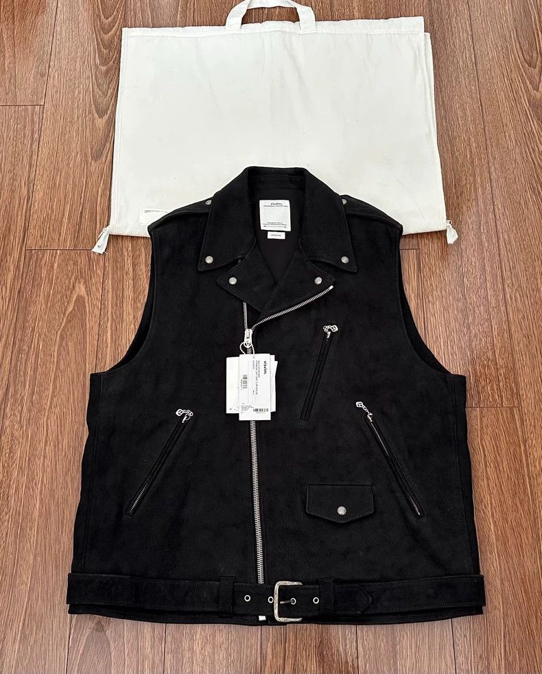 VISVIM Strabler Light Vest in Black