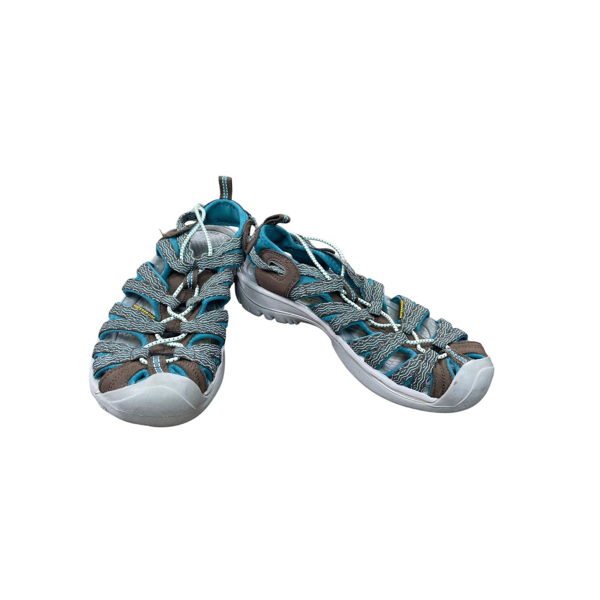 KEEN Keen Womens Turquoise & Brown Water Hiking Shoes Size 6 SKU Size US 6 / IT 36 - 1 Thumbnail