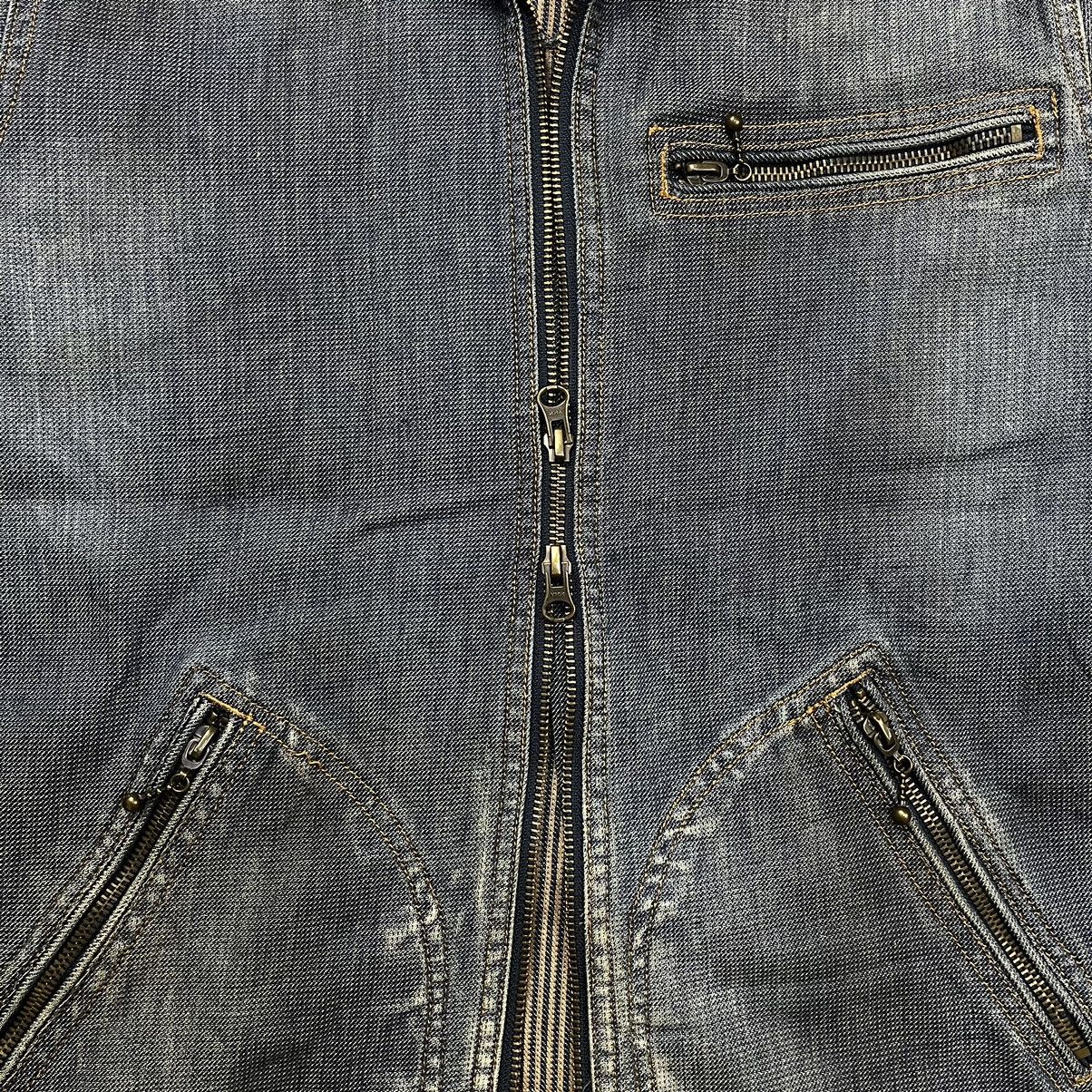 JACKROSE Jackrose single riders bikers denim jacket Size US M / EU 48-50 / 2 - 6 Thumbnail