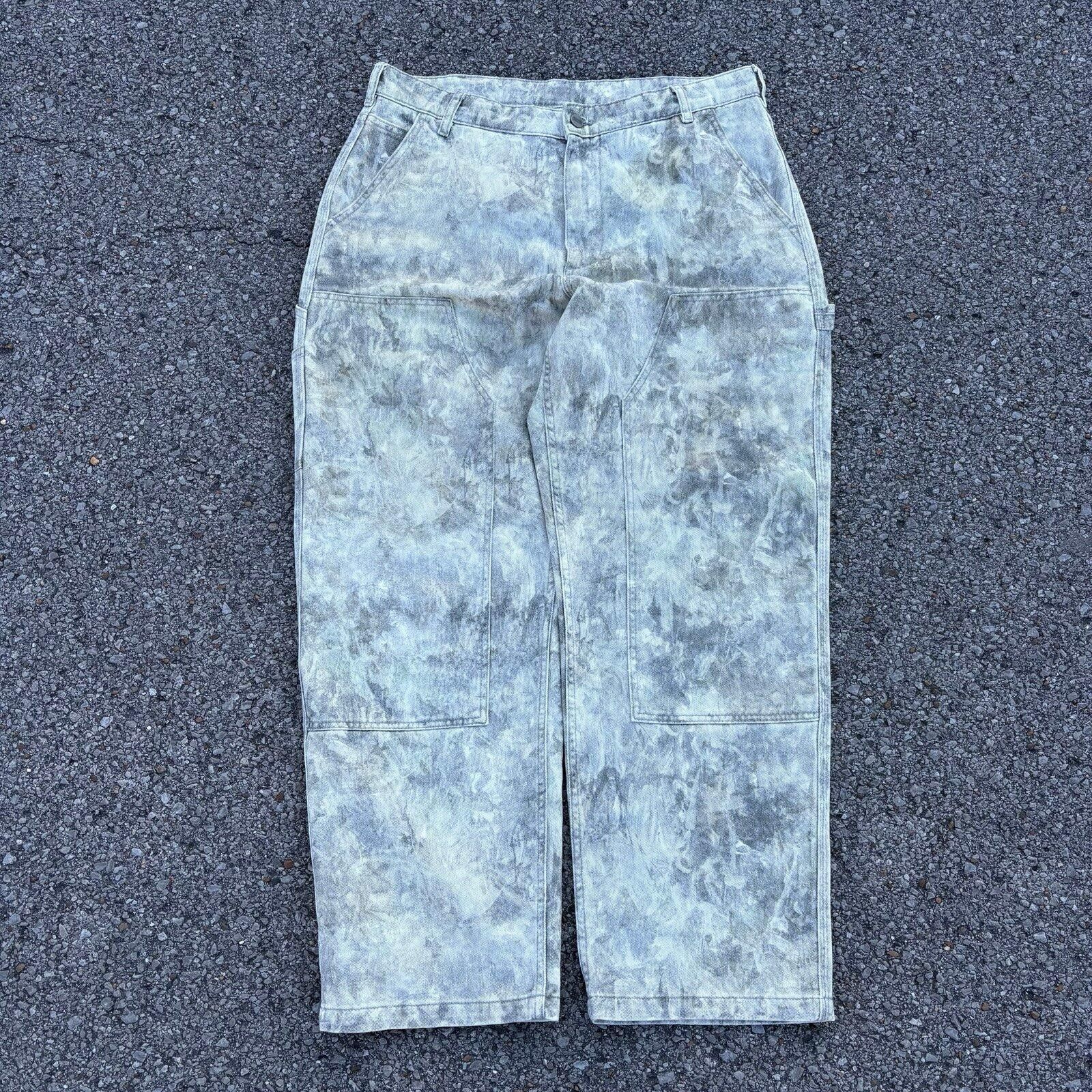Carhartt Vintage Carhartt camo acid wash double knees Size US 34 / EU 50 - 9 Thumbnail