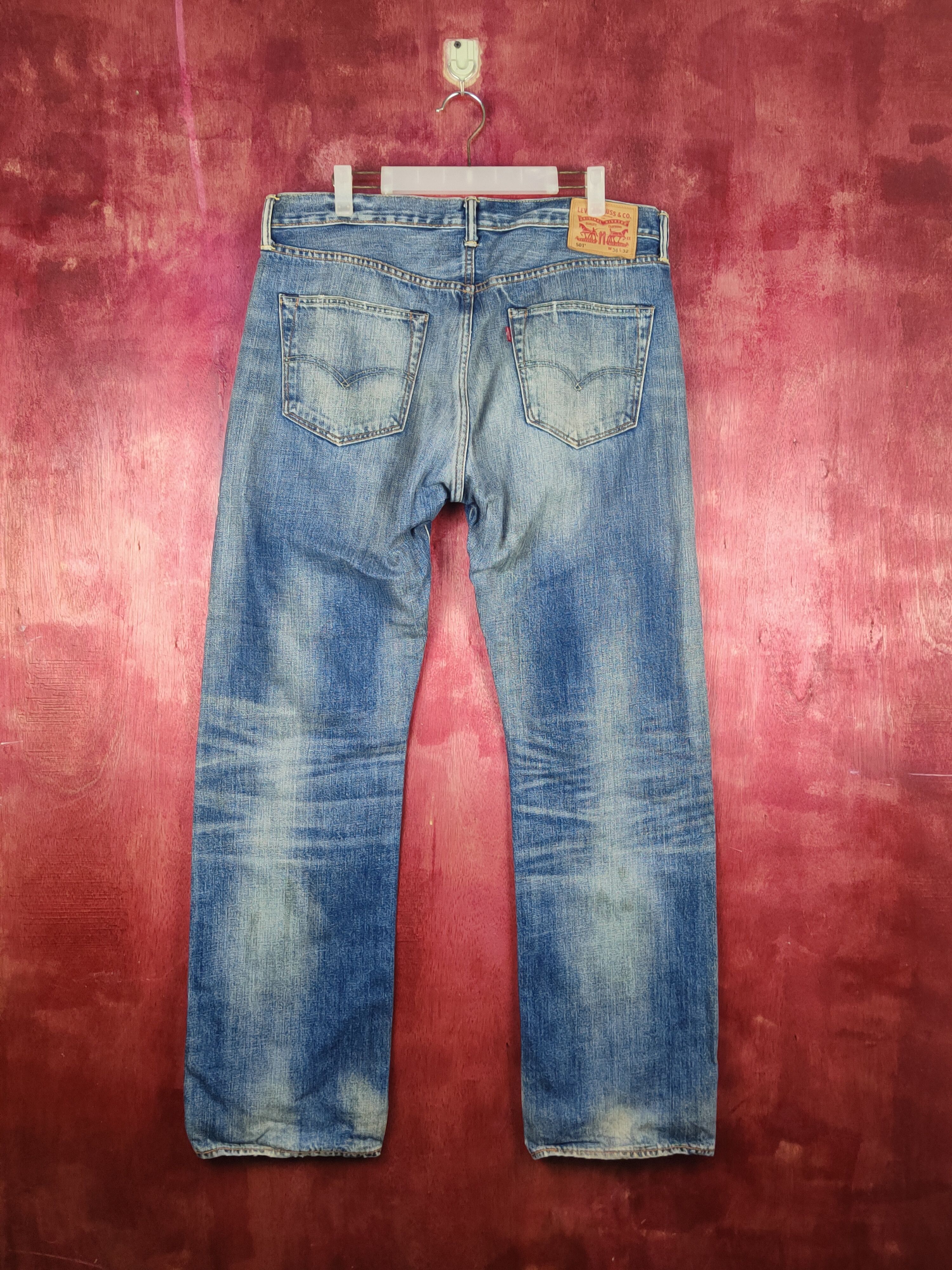 Levi's Levi's Blue Distressed Ripped Jeans #S1881 Size US 36 / EU 52 - 7 Thumbnail