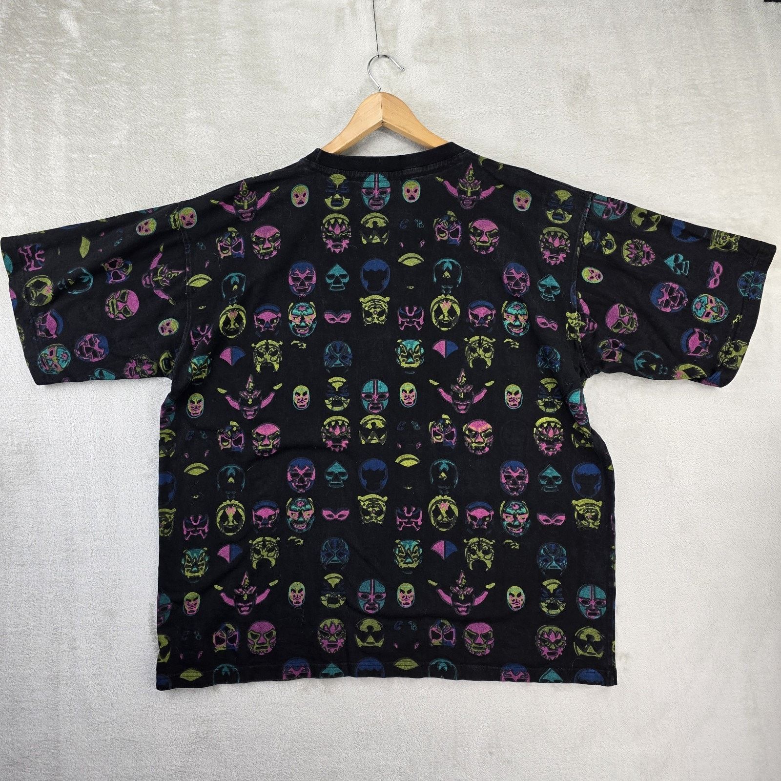Other Vintage Don Mil Mascaras Luchador Shirt XXL AOP Y2K Wrestler Size US XXL / EU 58 / 5 - 6 Thumbnail