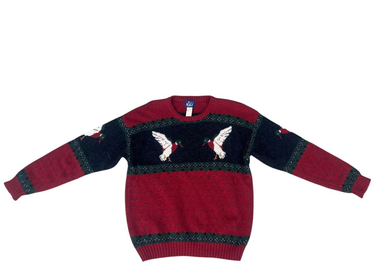 Woolrich Woolen Mills Vintage 90s Woolrich 100% Wool Knitwear Sweater Size US L / EU 52-54 / 3 - 1 Thumbnail