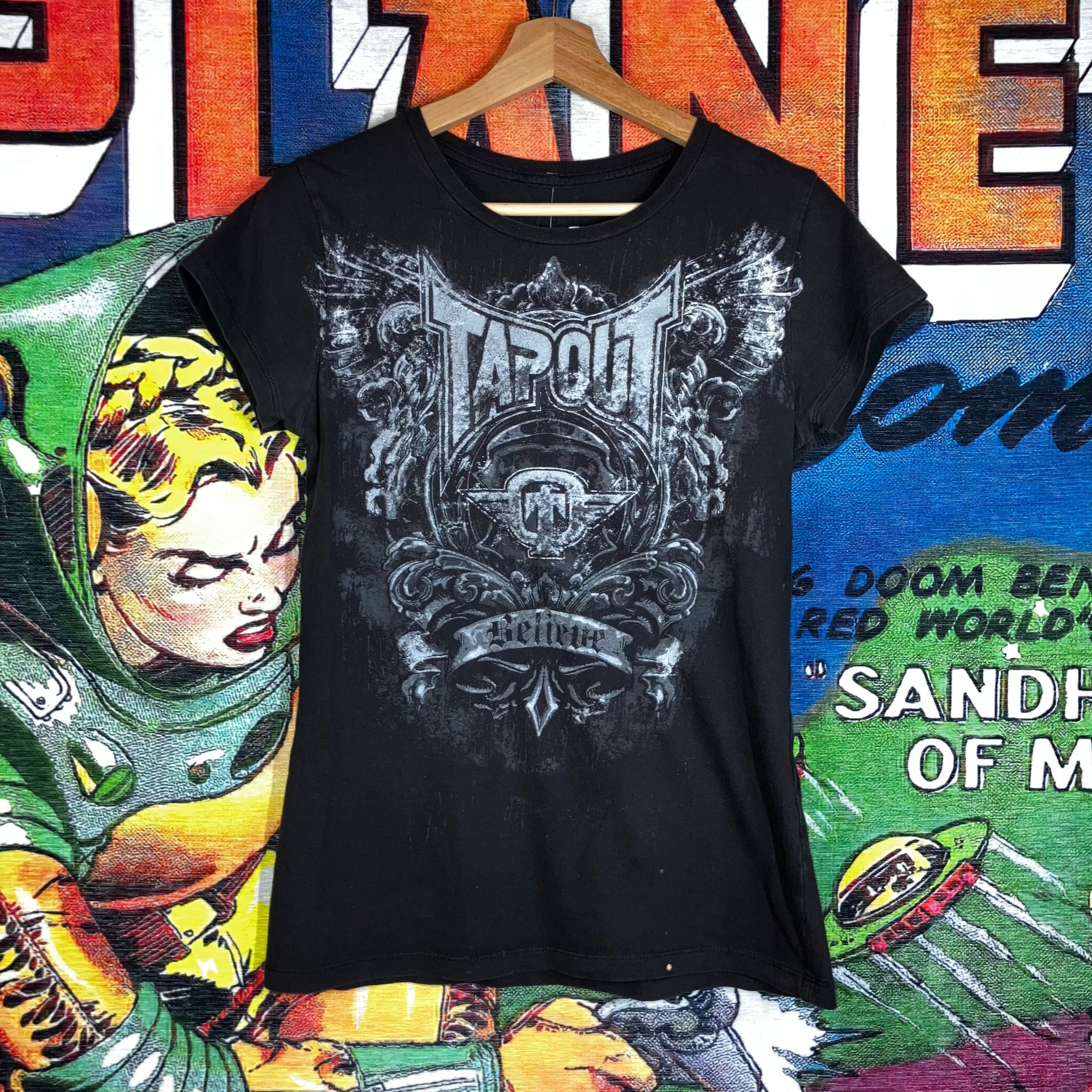 Tapout × Vintage Y2K Tapout Women’s Graphic Tee Size S/M Size M / US 6-8 / IT 42-44 - 1 Thumbnail
