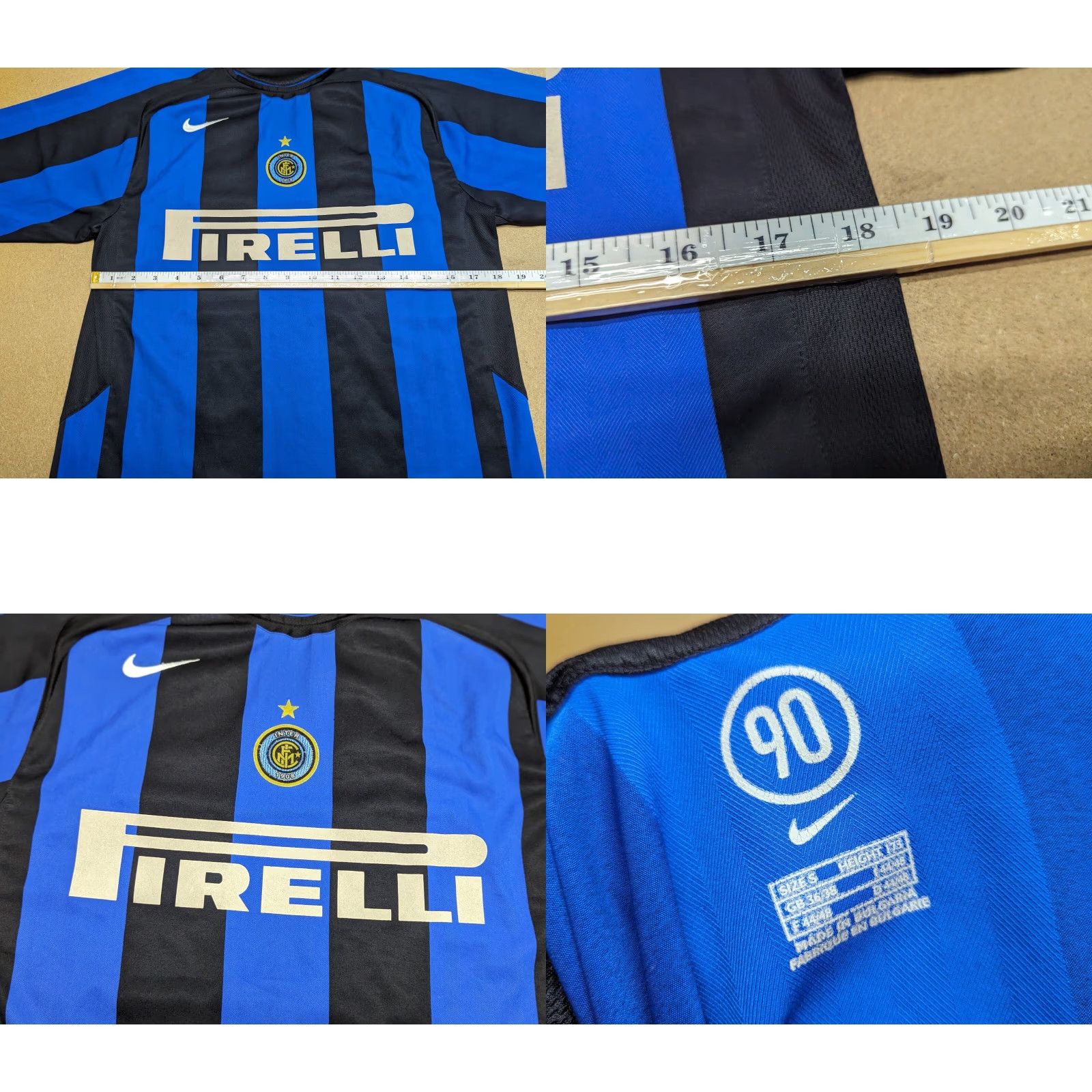 Nike Nike Inter Milan 2004 2005 Home Football Jersey Mens S Small Soccer Dri-Fit Multicolor Nike Size US S / EU 44-46 / 1 - 8 Thumbnail
