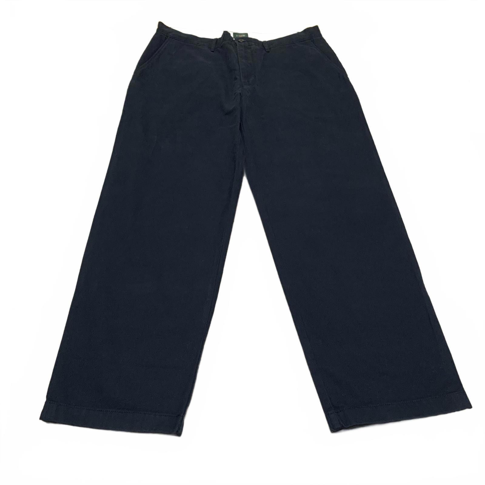 J.Crew J.Crew Men's Classic Fit Chino Pants Navy Blue W33 L32 Size US 33 - 1 Thumbnail