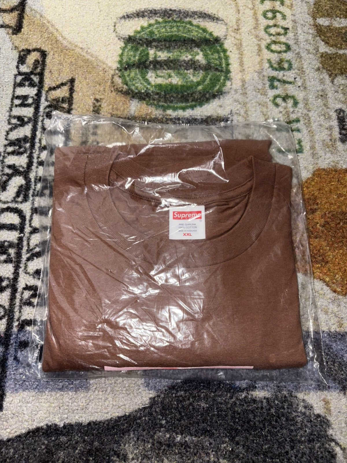 Supreme Supreme Lollipop Tee Brown Size US XXL / EU 58 / 5 - 2 Thumbnail