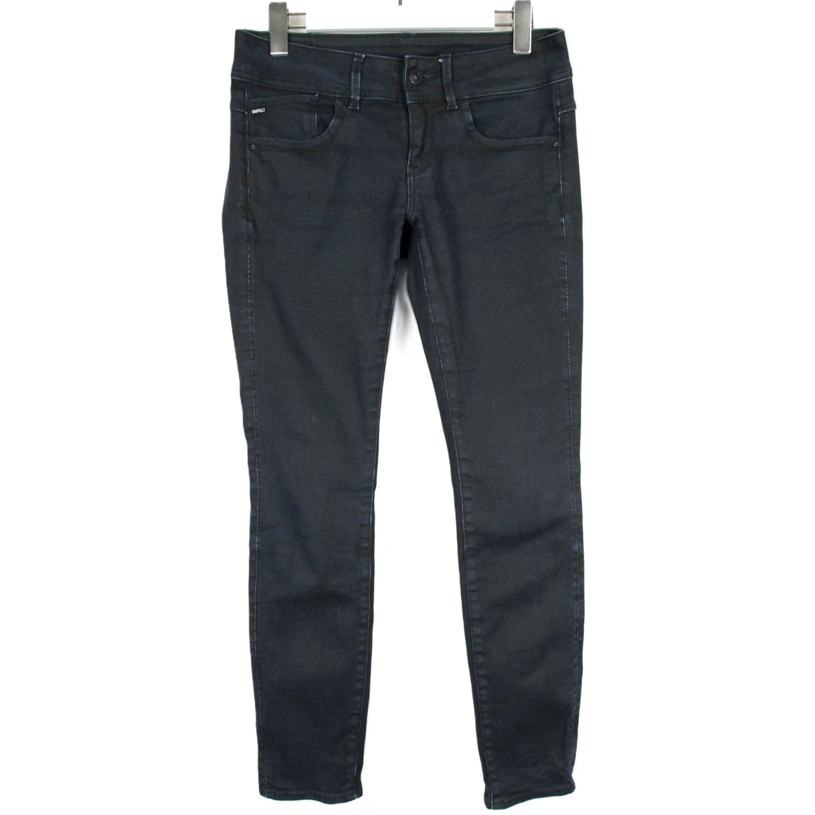 G-Star G-STAR Lynn Mid Skinny Jeans Women's W28/L30 Zip Fly Dark Blue Jeans Size 28" / US 6 / IT 42 - 2 Thumbnail