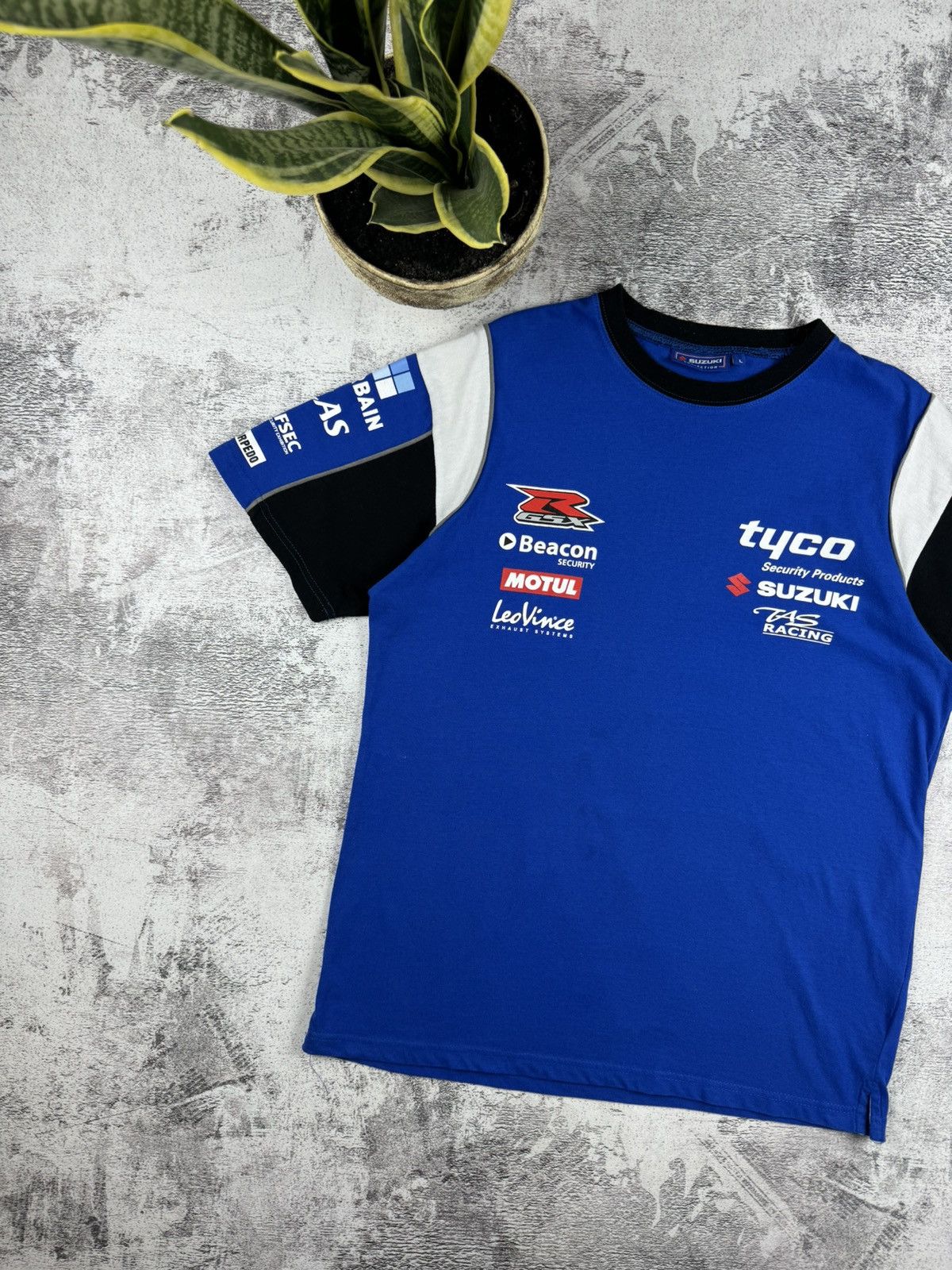 Other Suzuki Collection Tyco Motul LeoVince Blue T Shirt Size US L / EU 52-54 / 3 - 3 Thumbnail